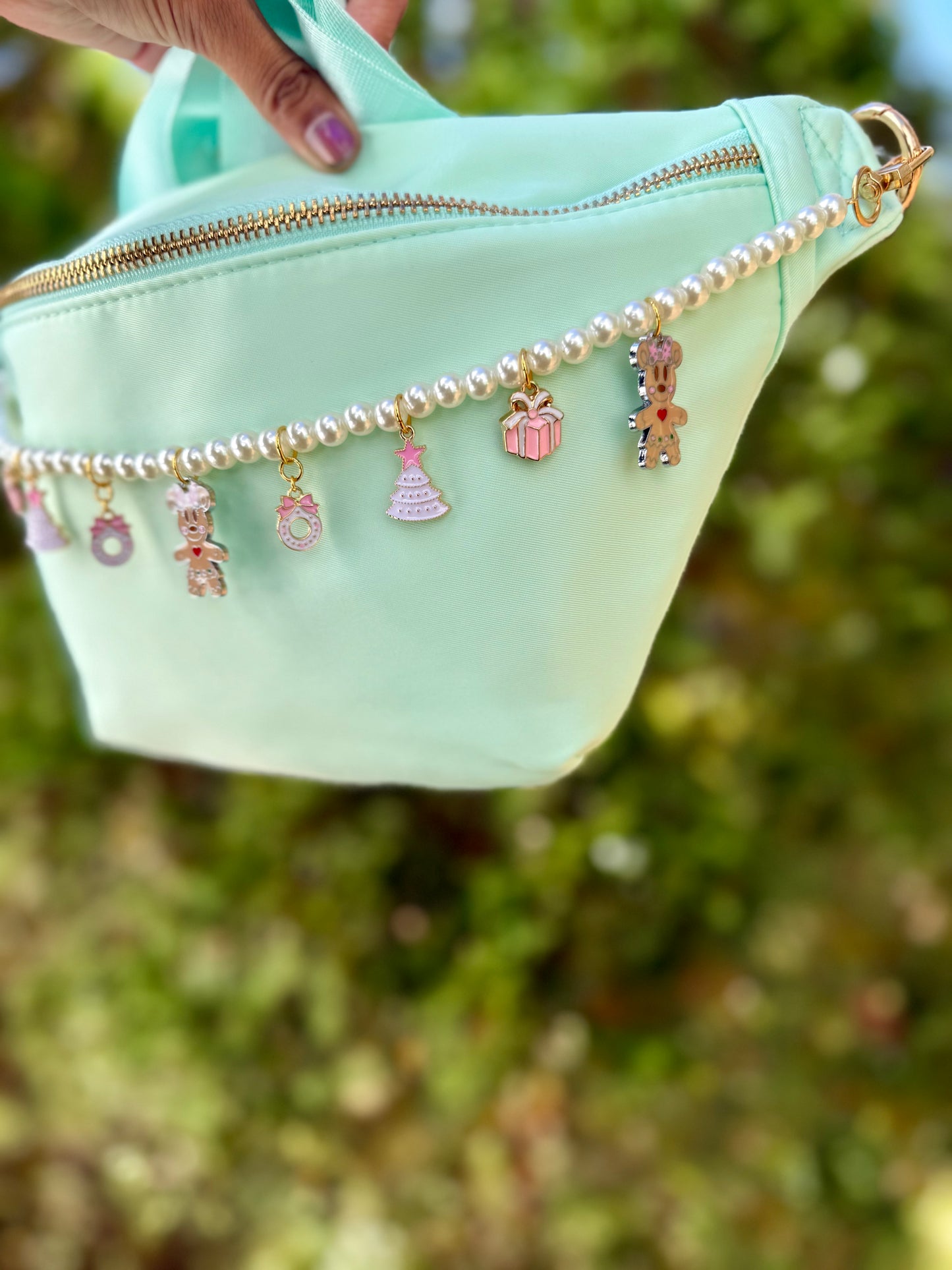 Pinkmas Bag Chain