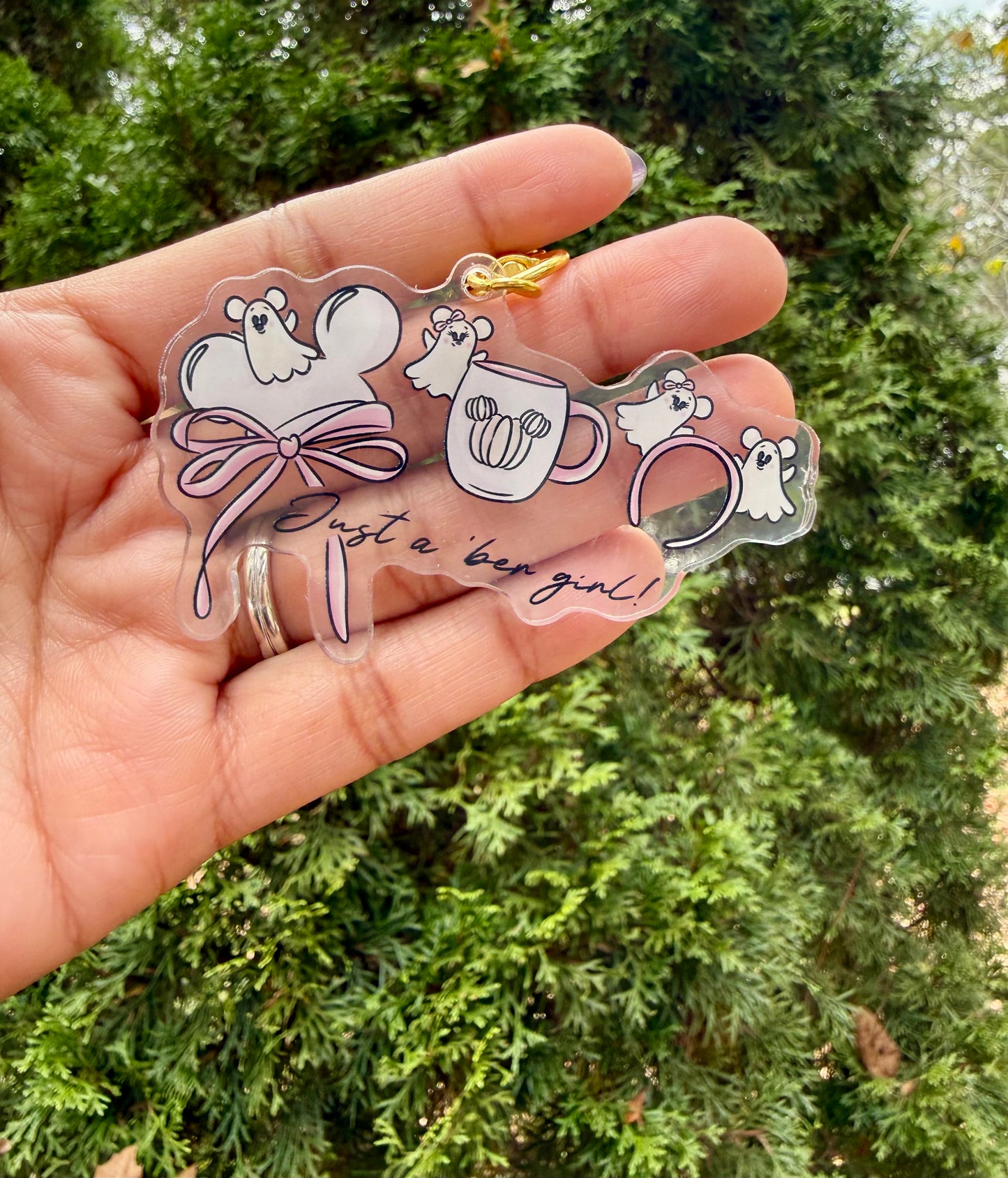 Just a ‘ber girl Bag Charm