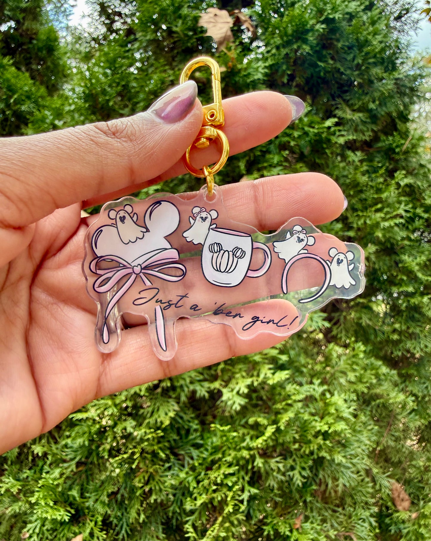 Just a ‘ber girl Bag Charm