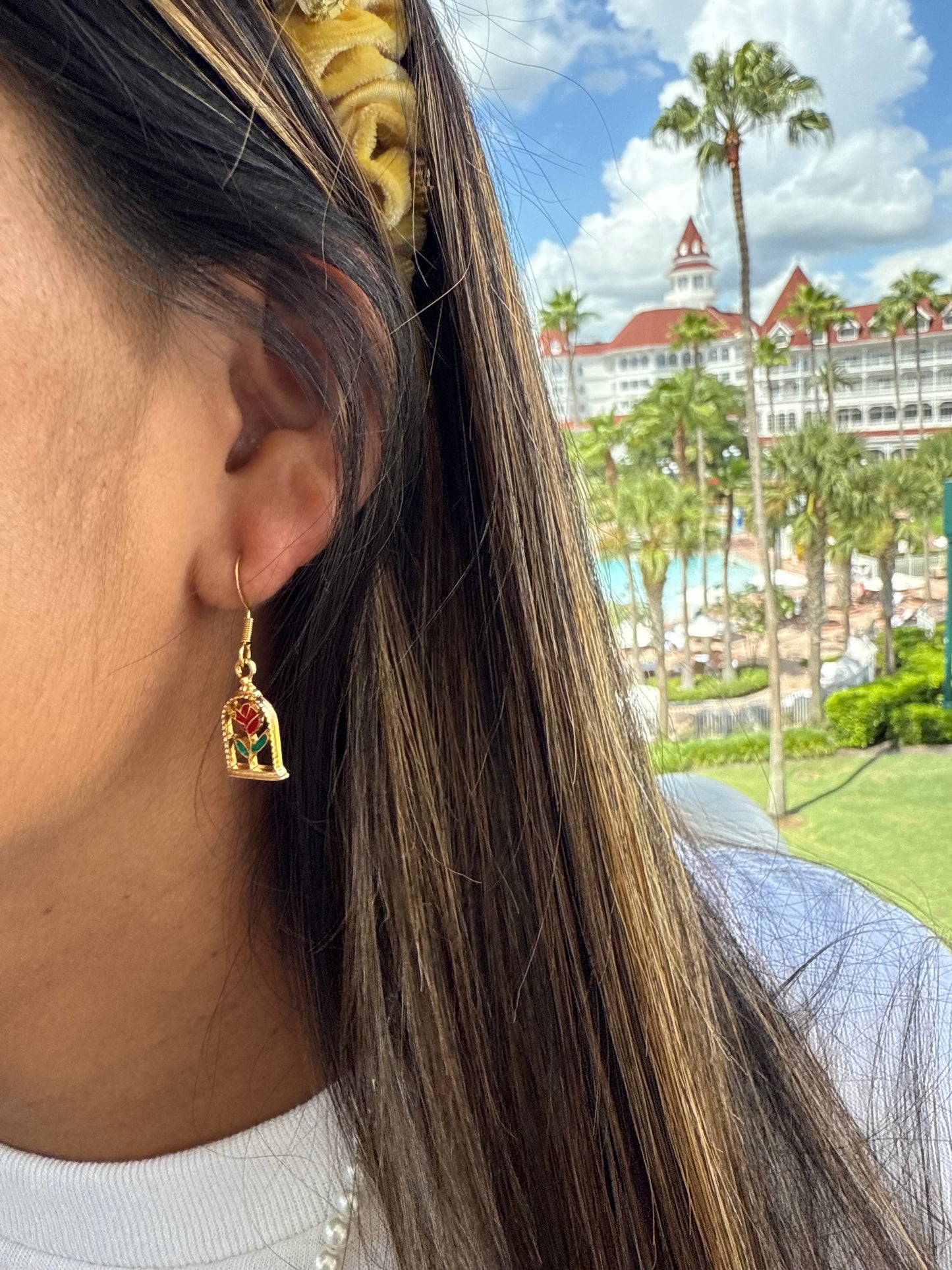 Enchanted Rose Earrings