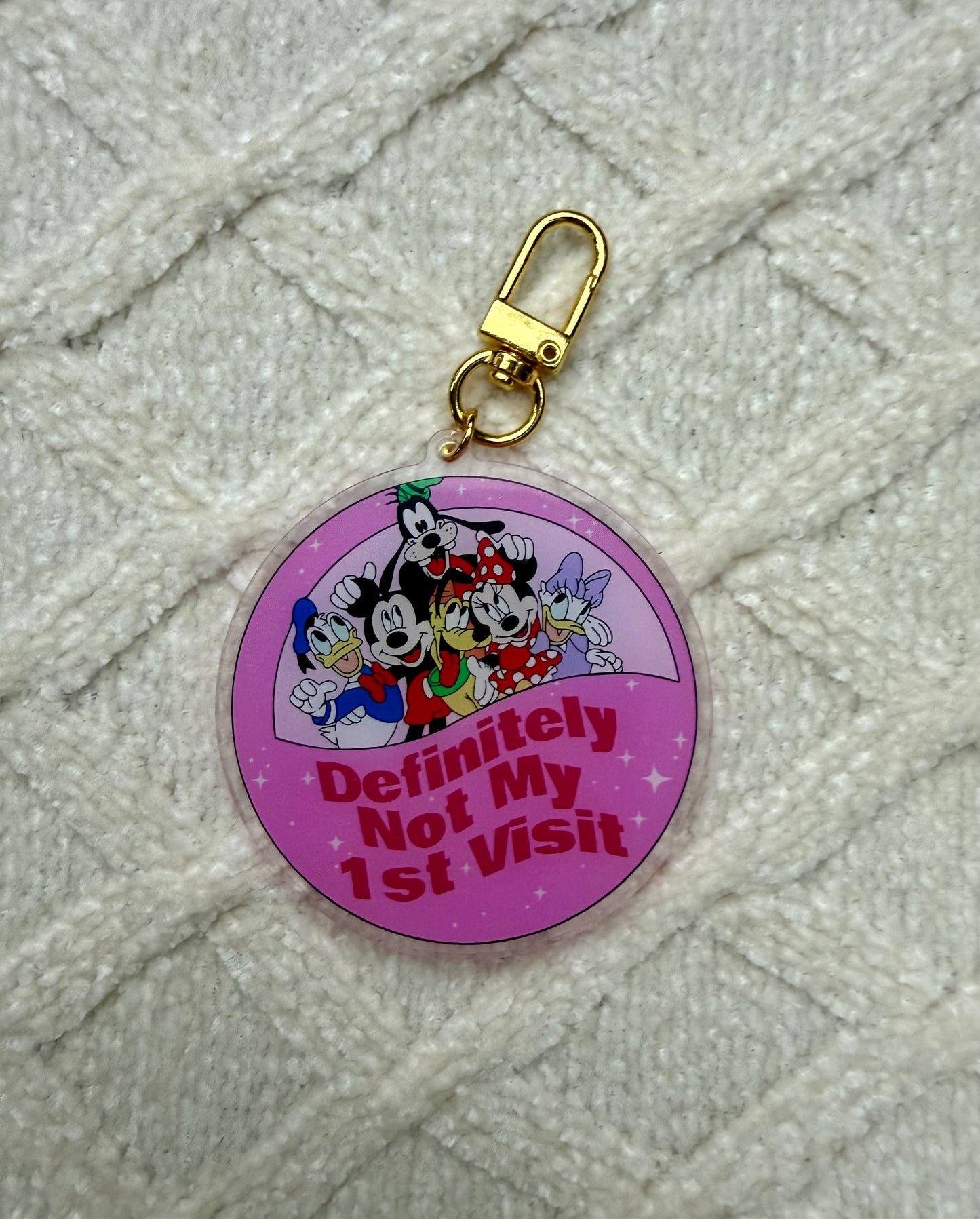 Not My First Visit Bag Charm