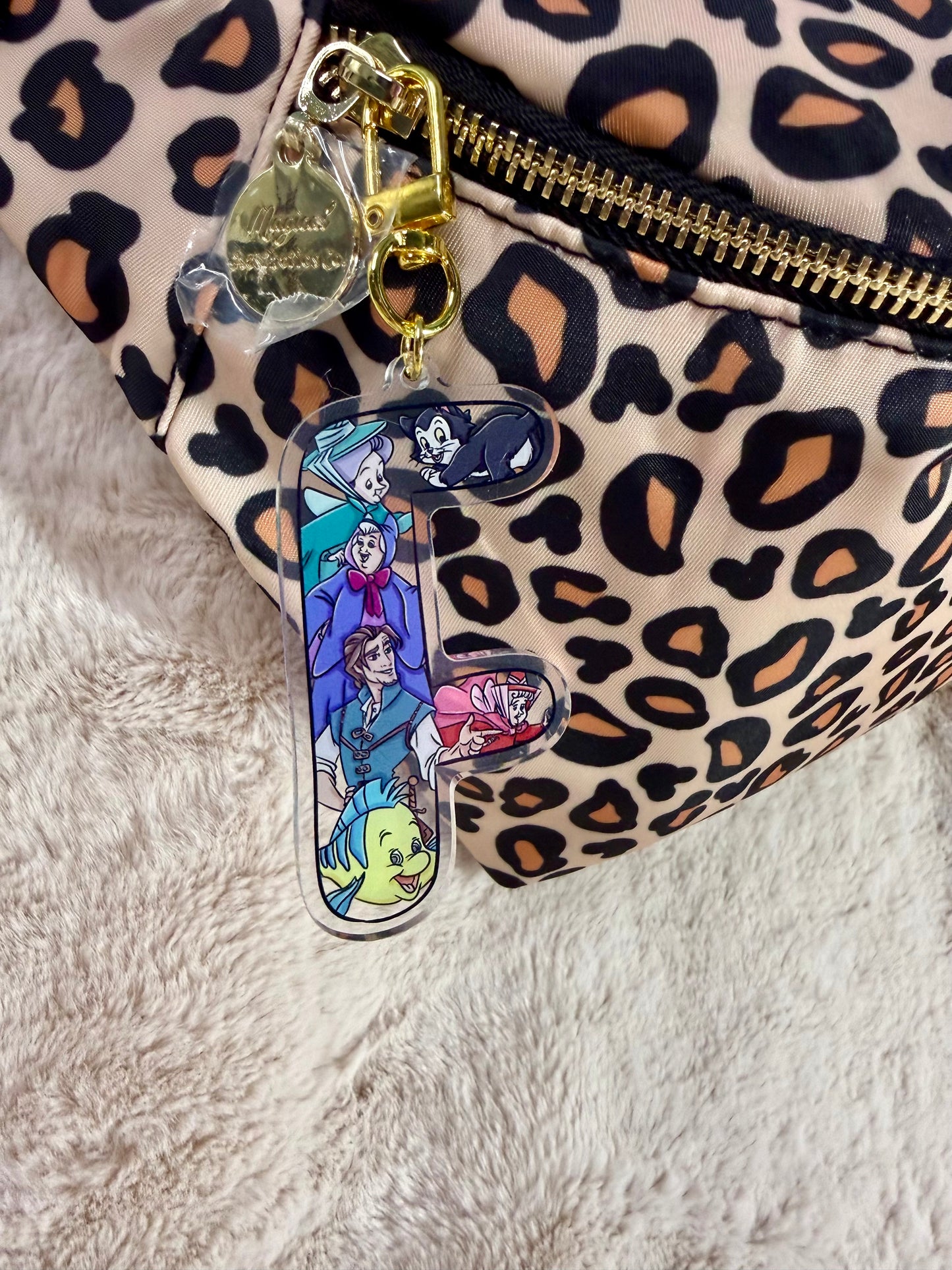 Initial Bag Charm