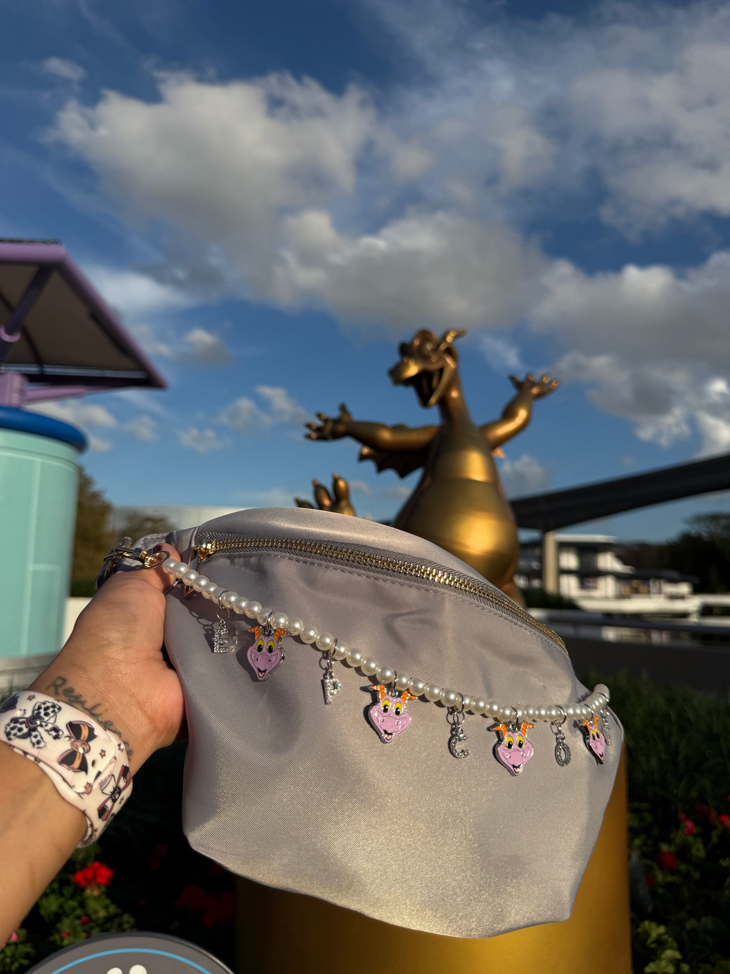 Epcot Dragon Bag Chain