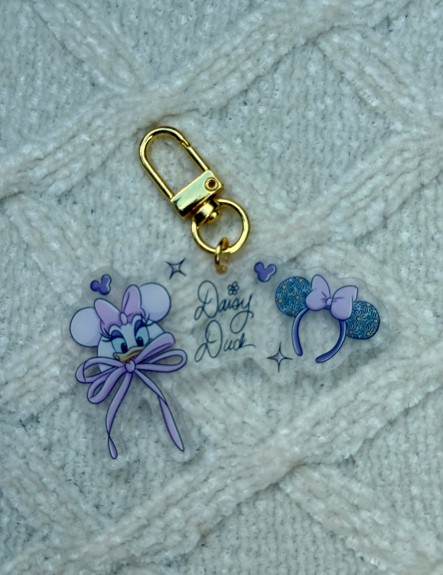 Girly Duck Ears Bag Charm