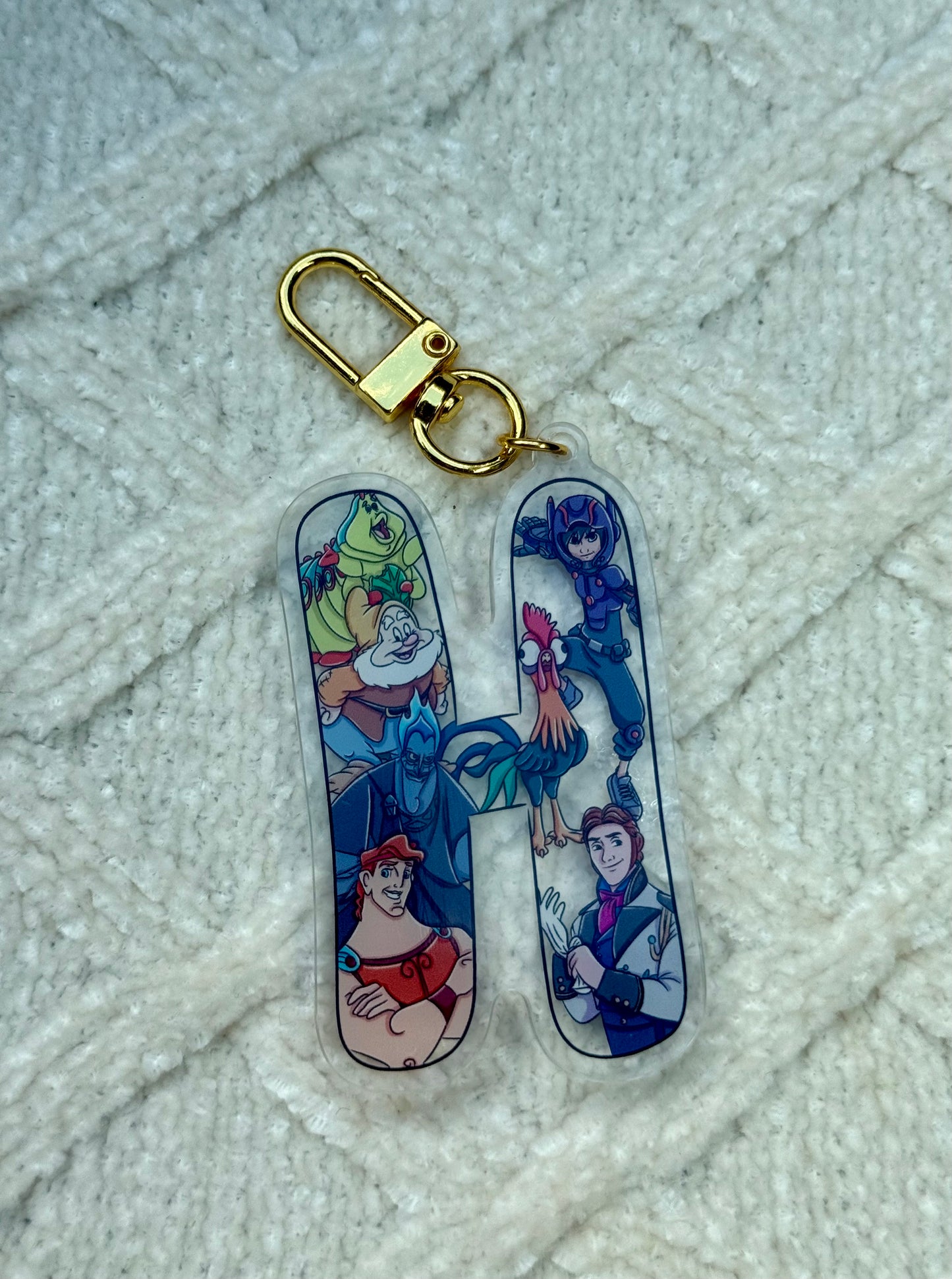 Initial Bag Charm