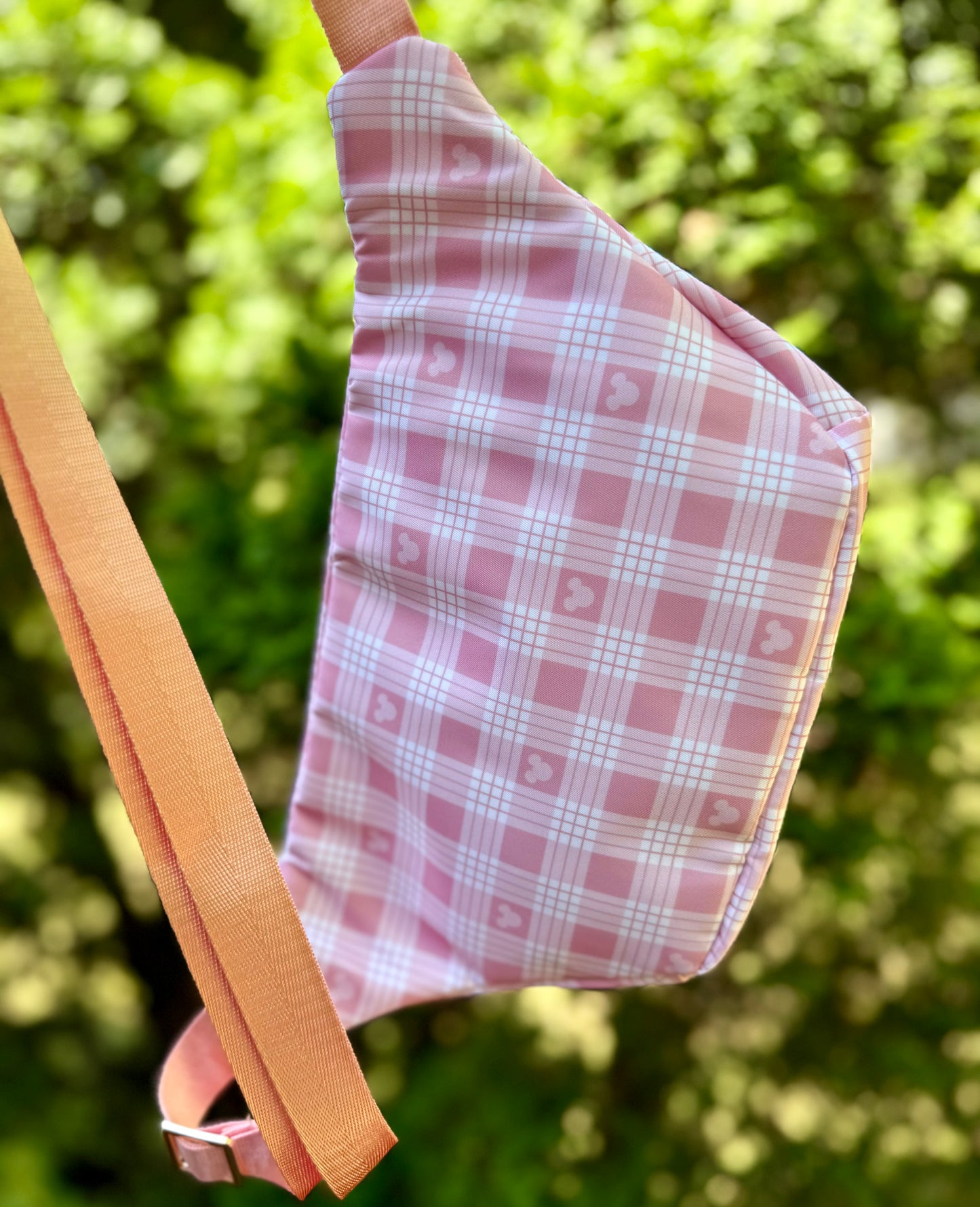 Enchanted Pink Plaid Fanny/Belt Bag