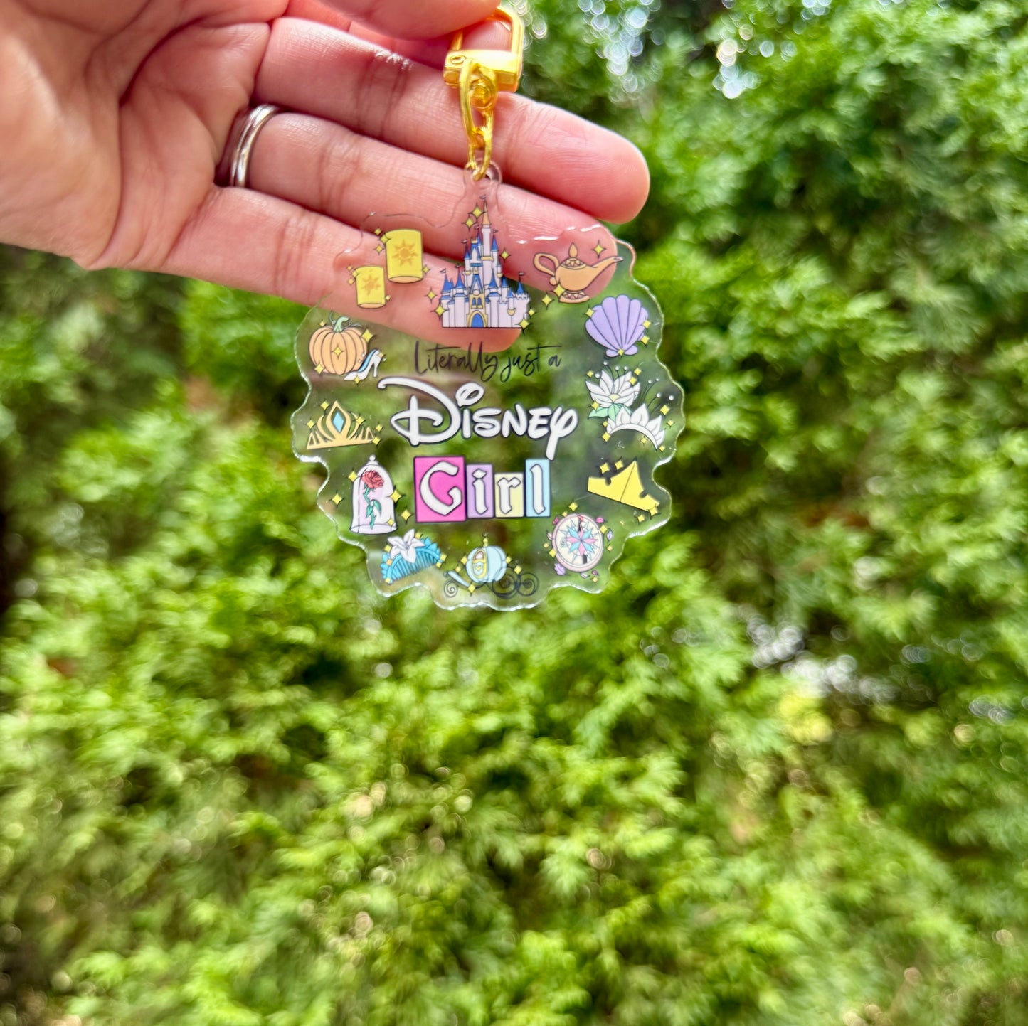 Just a Girl Bag Charm