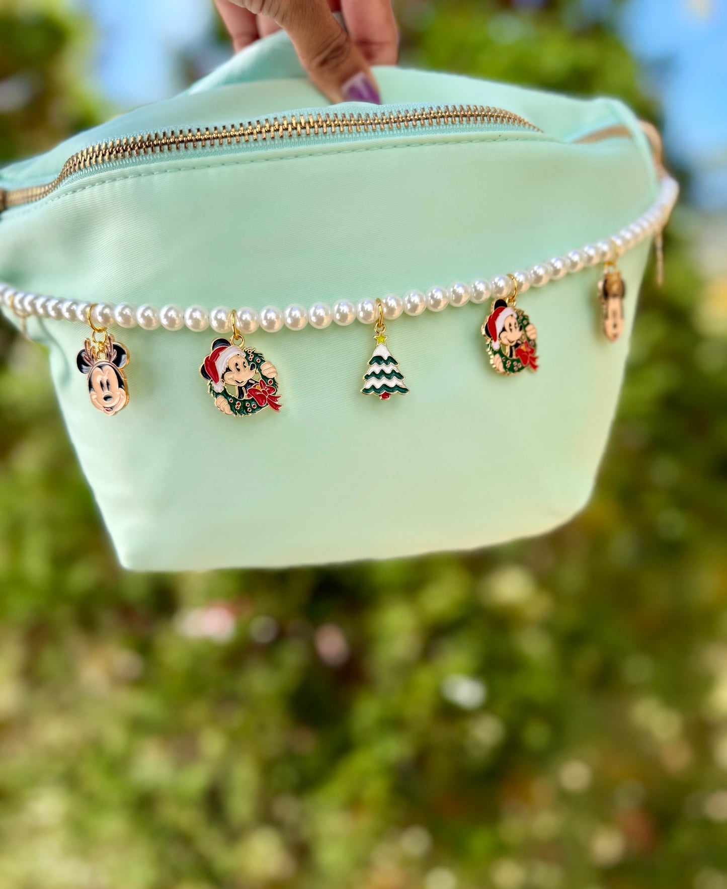 Festive Mouse Bag Chain