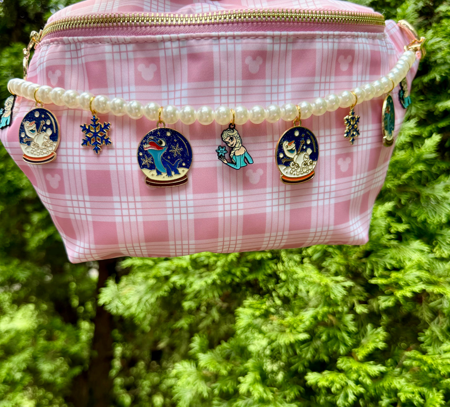 Frosted Fairytale Pearl Bag Chain
