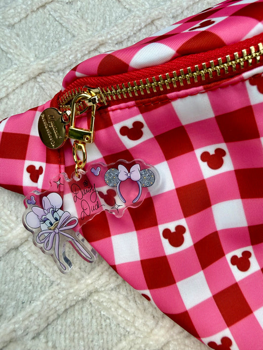 Girly Duck Ears Bag Charm