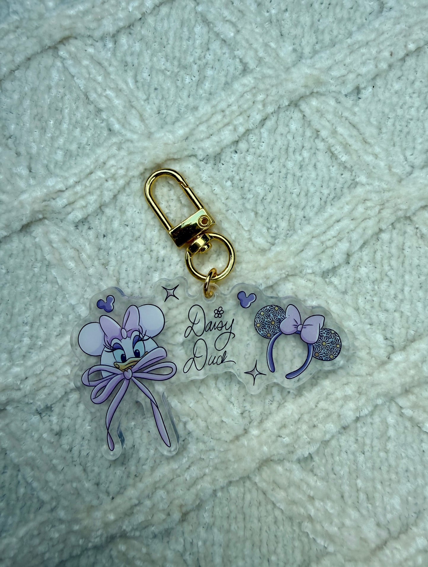 Girly Duck Ears Bag Charm