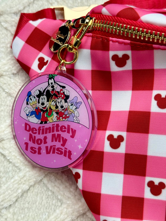 Not My First Visit Bag Charm