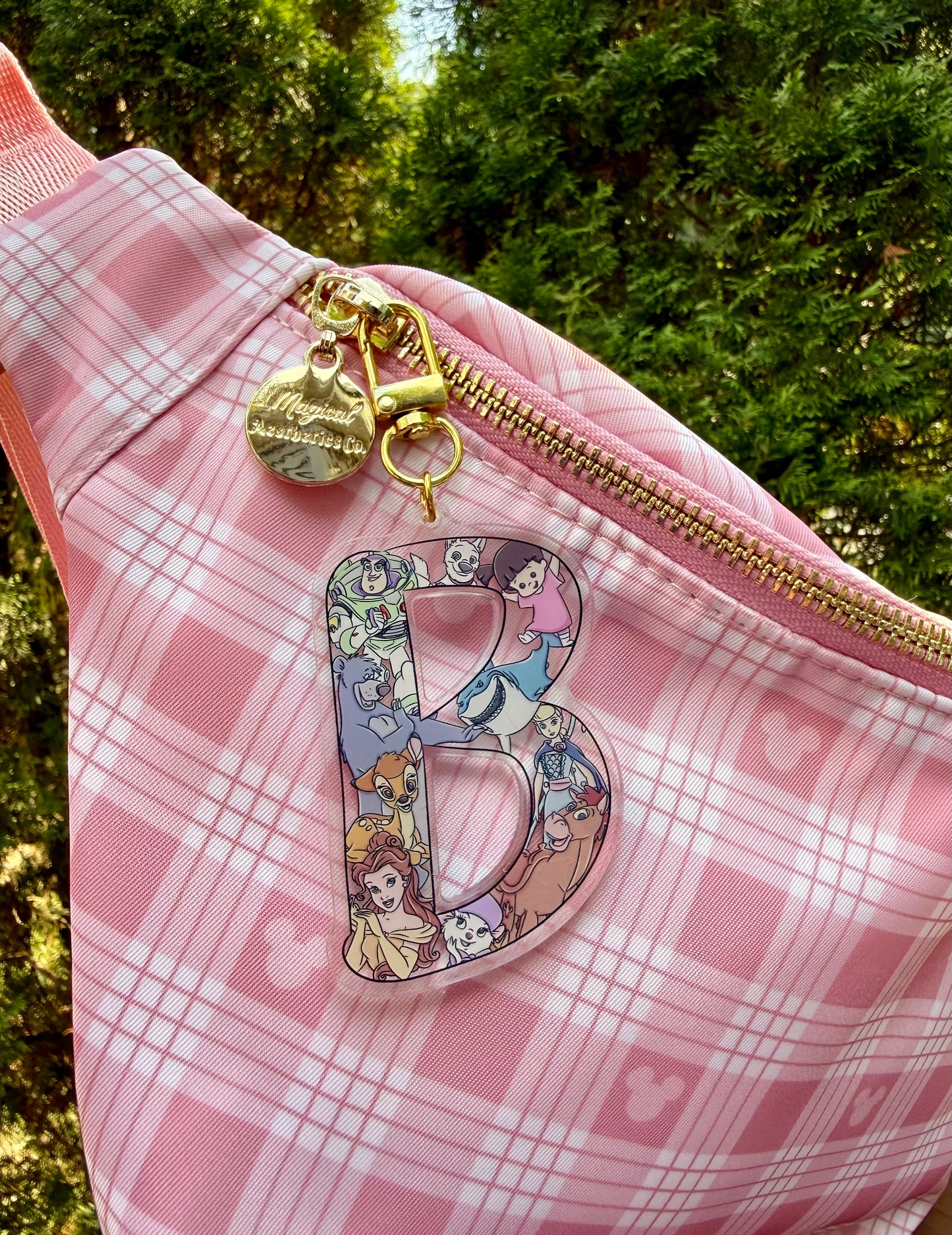 Initial Bag Charm
