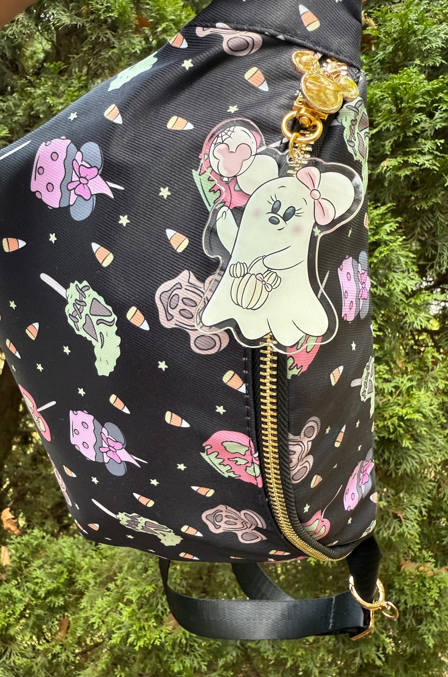 Ghost Mouse Bag Charm
