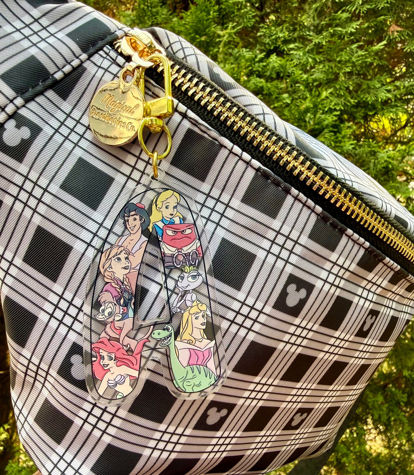Initial Bag Charm