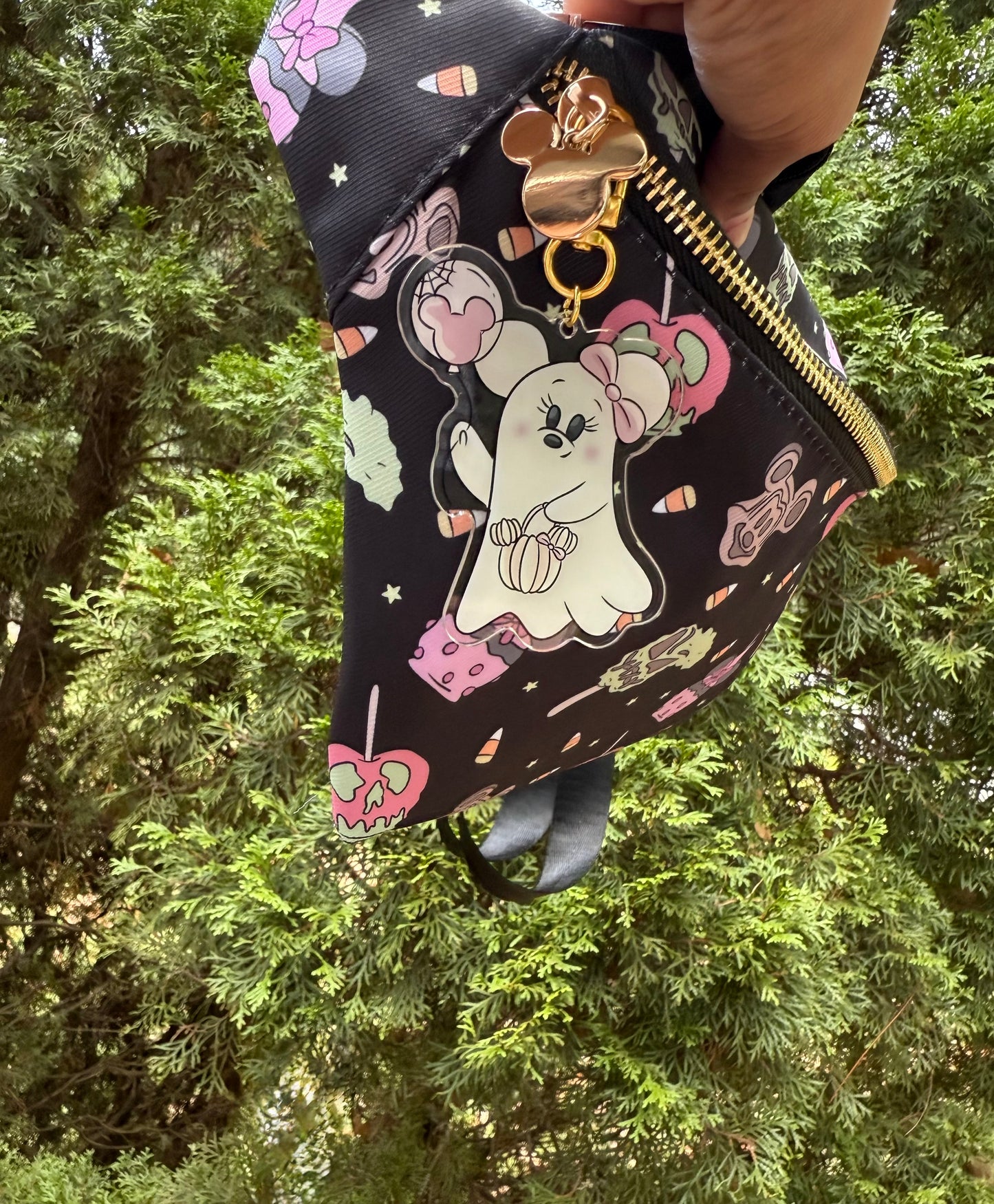 Ghost Mouse Bag Charm