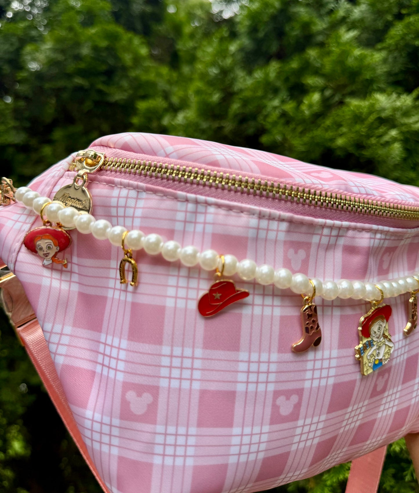 Yodeling Cowgirl Pearl Bag Chain