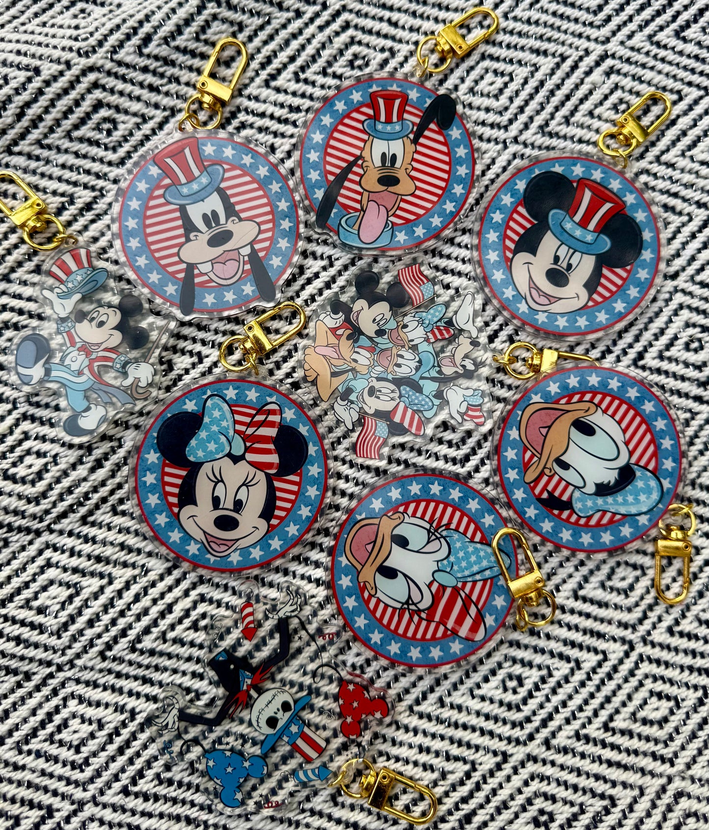 Star-Spangled Magic Bag Charms