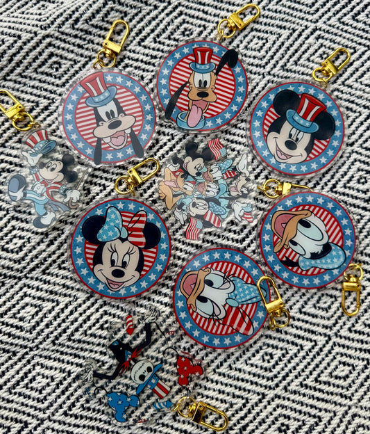 Star-Spangled Magic Bag Charms