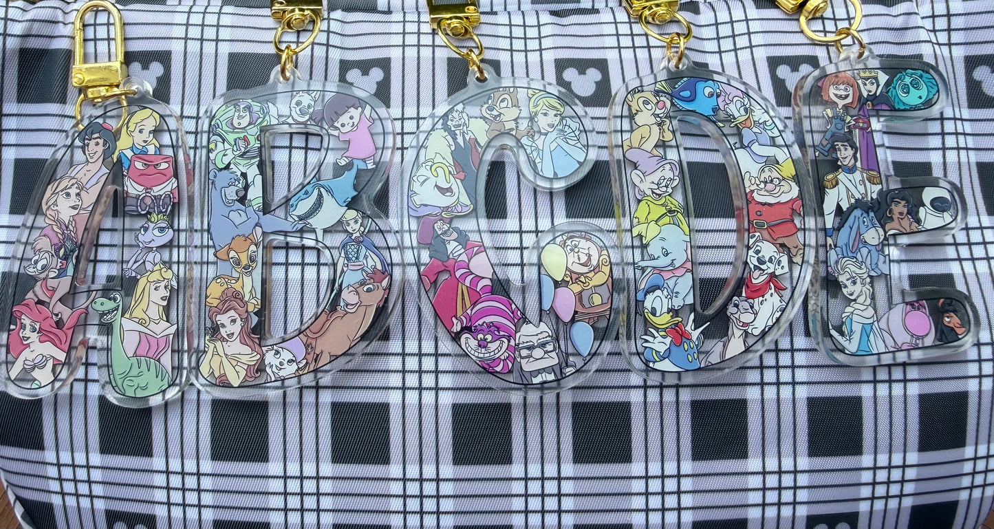 Initial Bag Charm