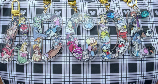 Initial Bag Charm
