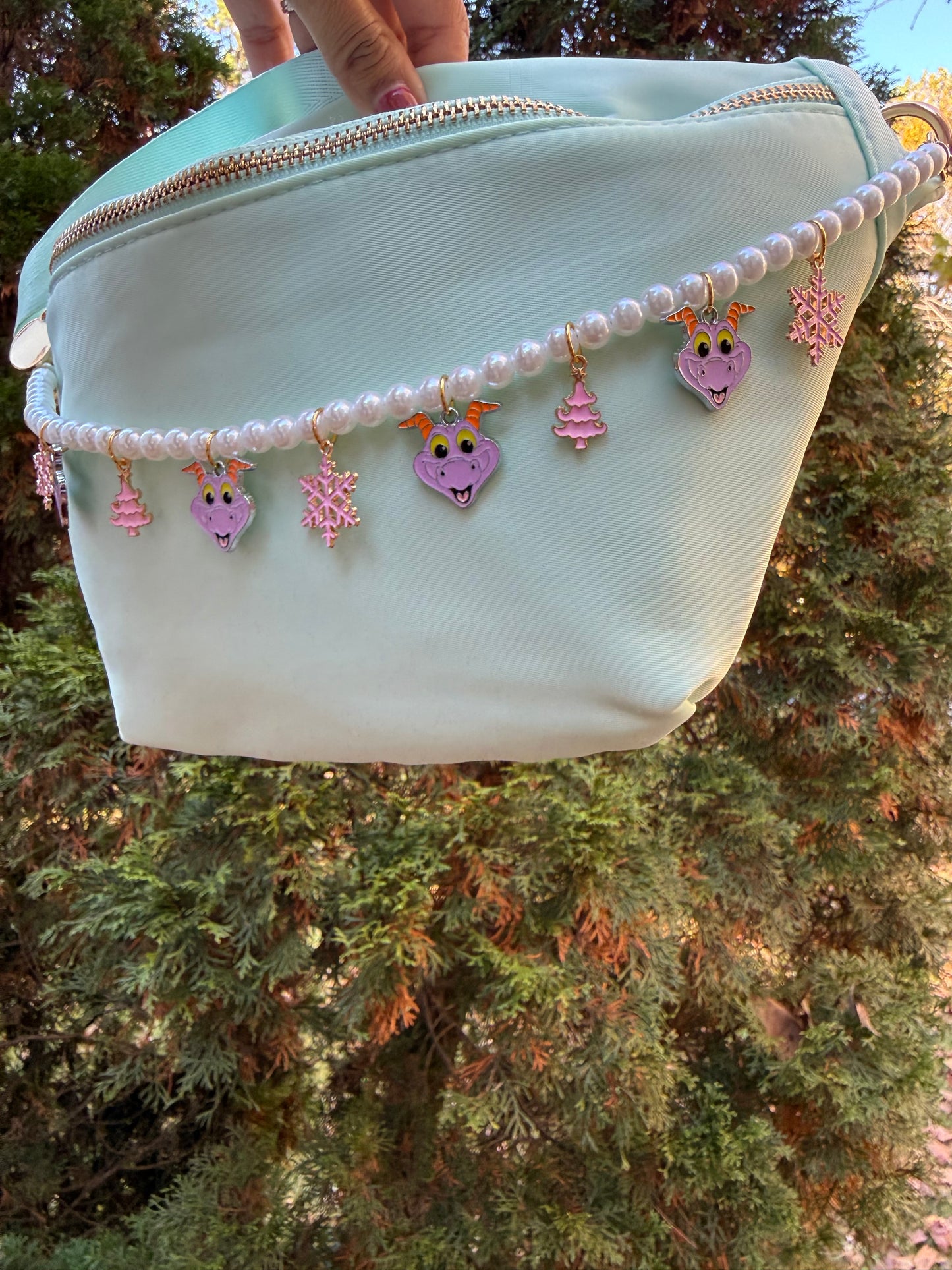 Pinkmas Dragon Bag Chain