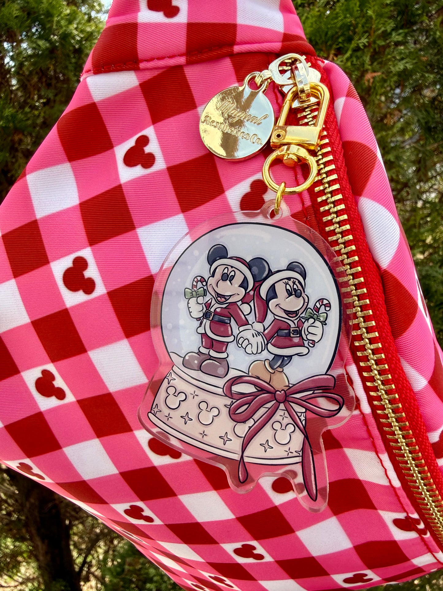 Verry Merry Snow Globe Bag Charms