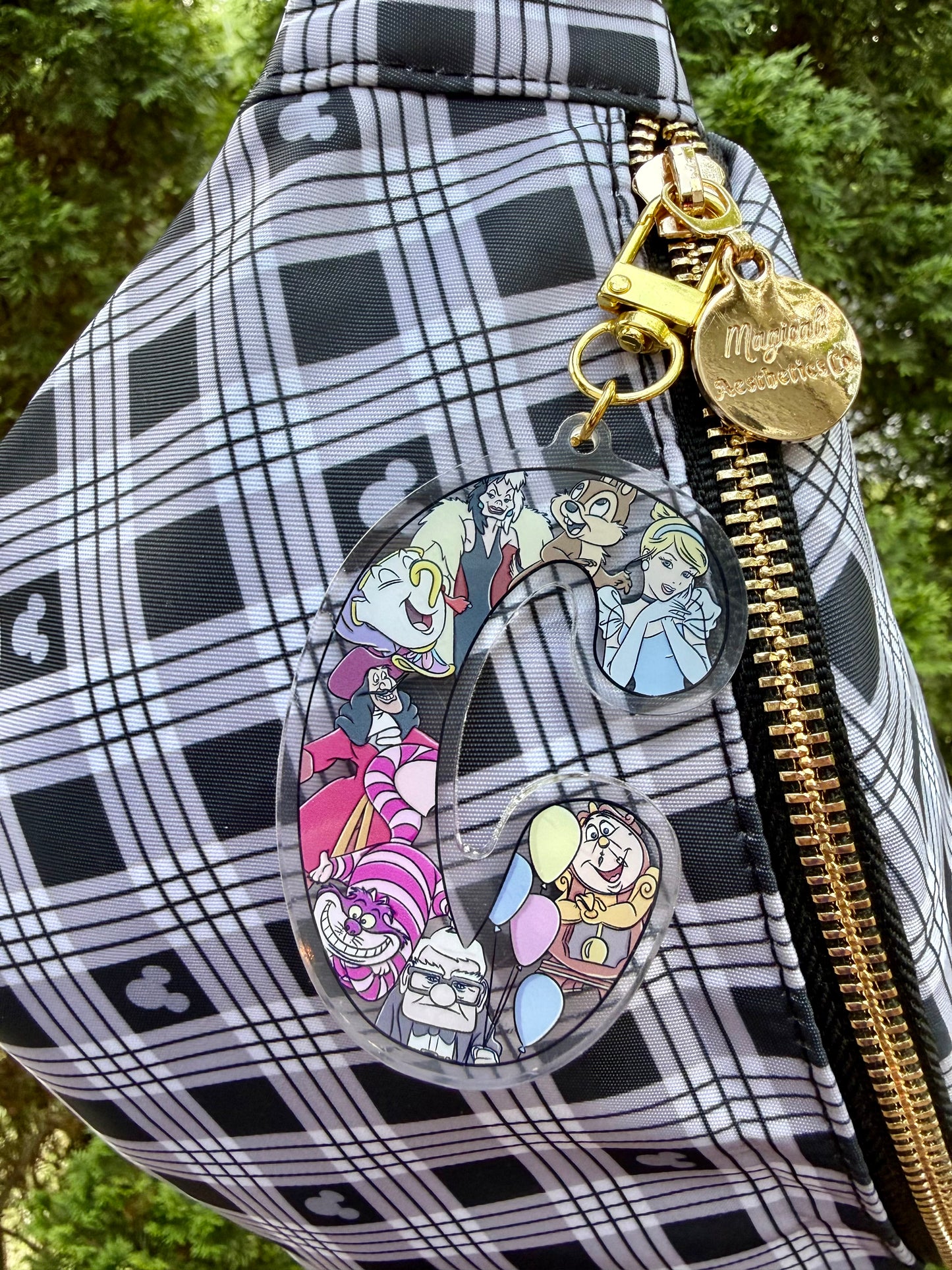 Initial Bag Charm