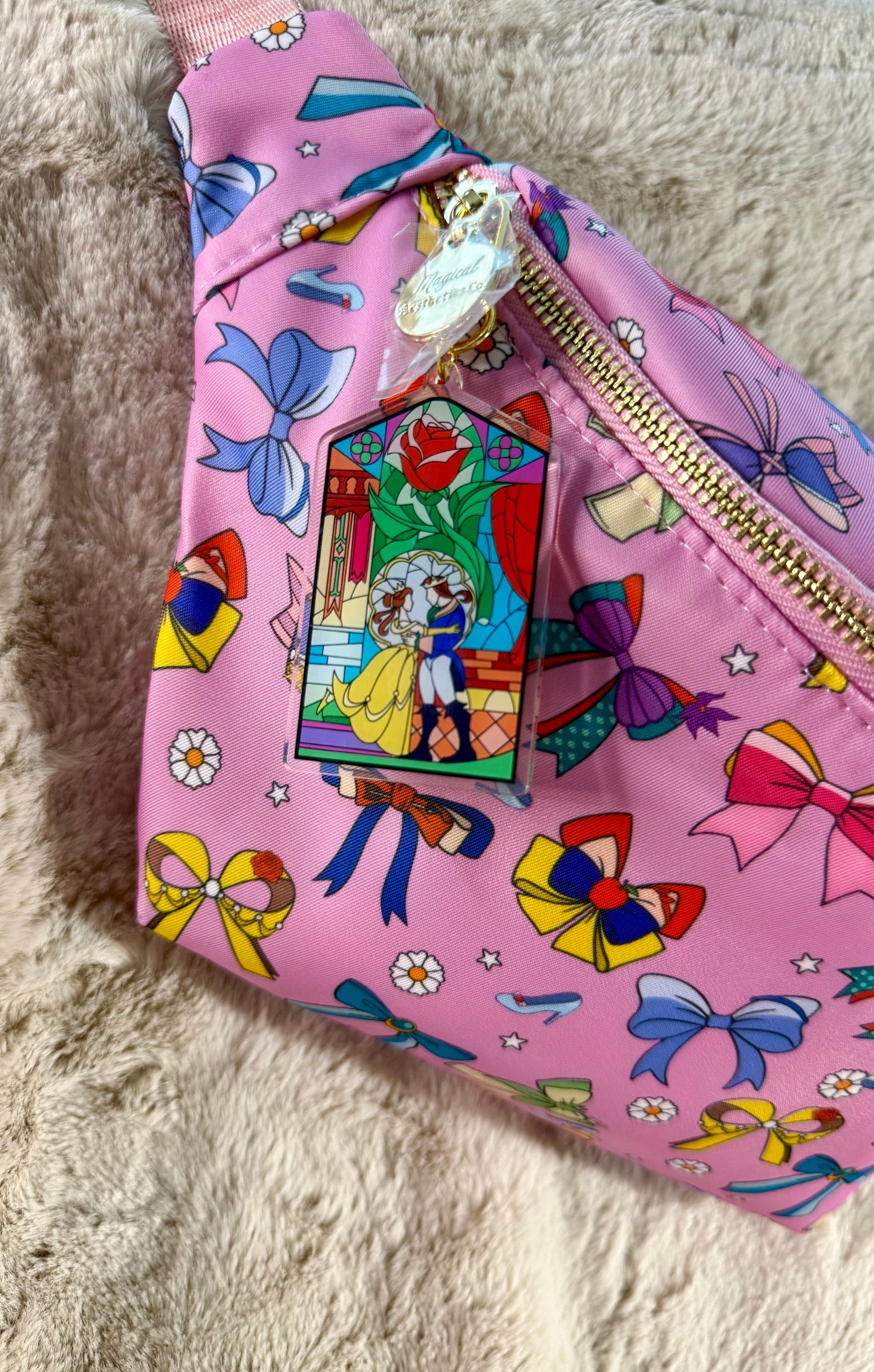 Enchanted Rose Bag Charm