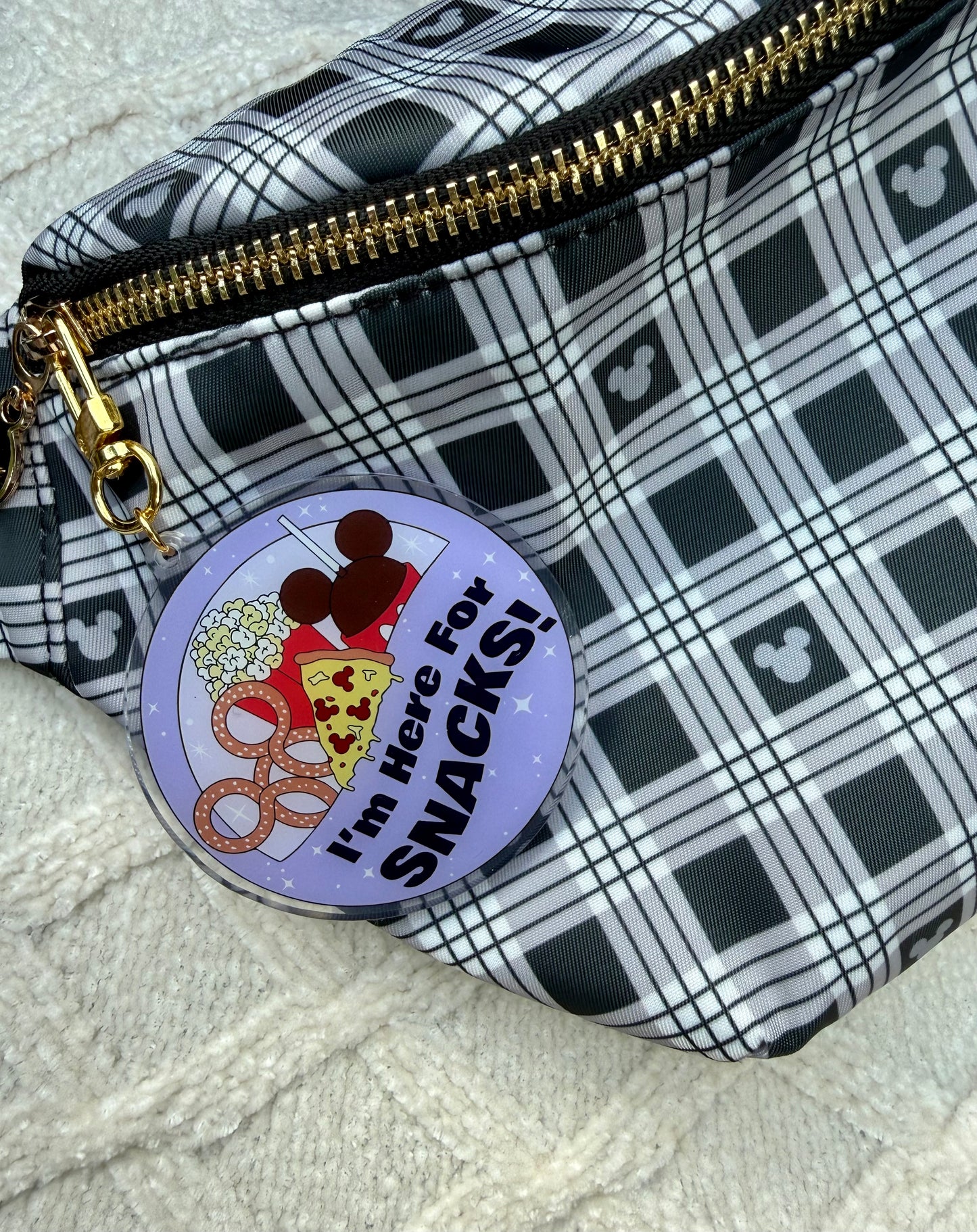Here for the Snacks Bag Charm