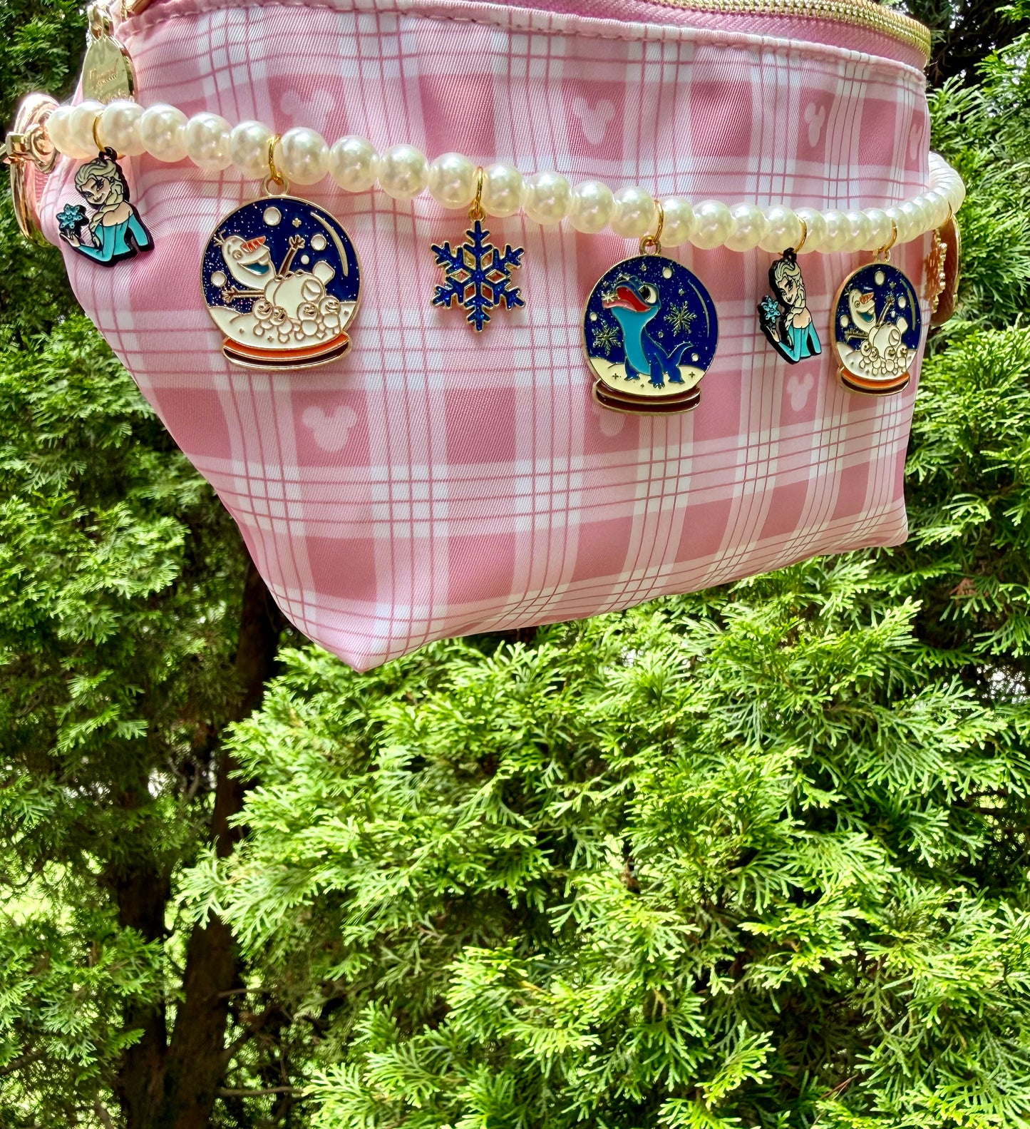 Frosted Fairytale Pearl Bag Chain