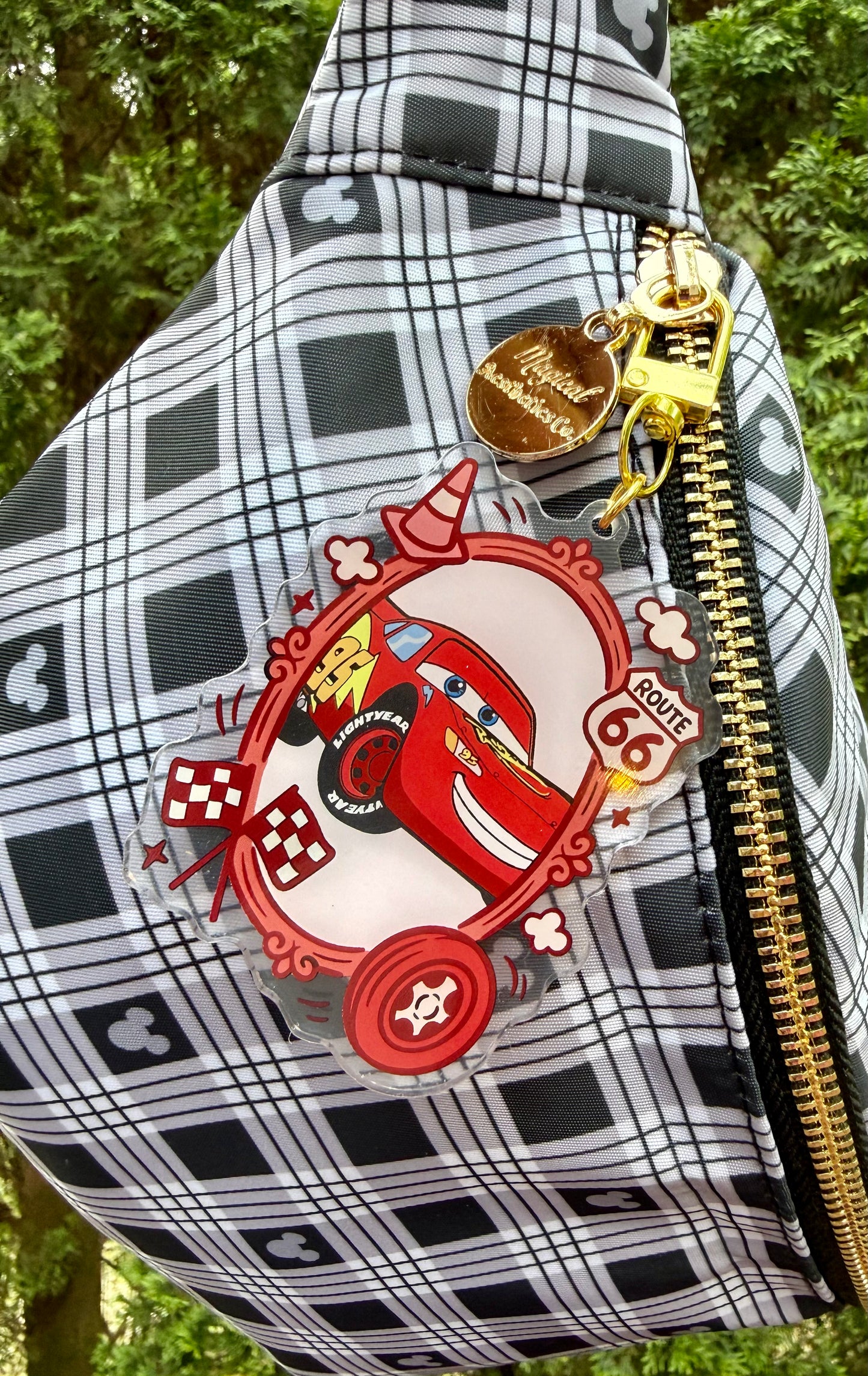 Route 66 Bag Charm