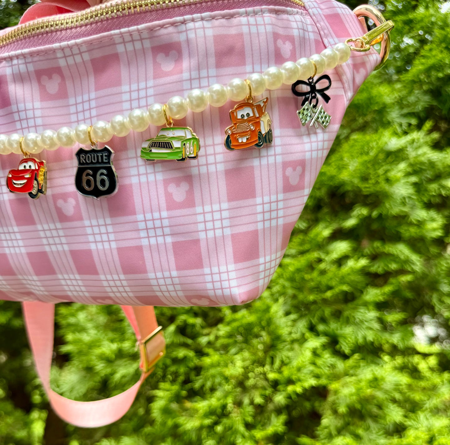 Coquette Racing Pals Bag Chain