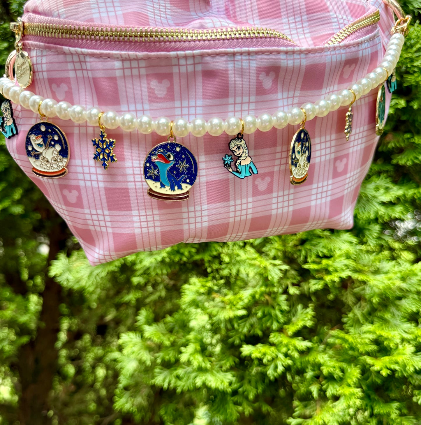 Frosted Fairytale Pearl Bag Chain