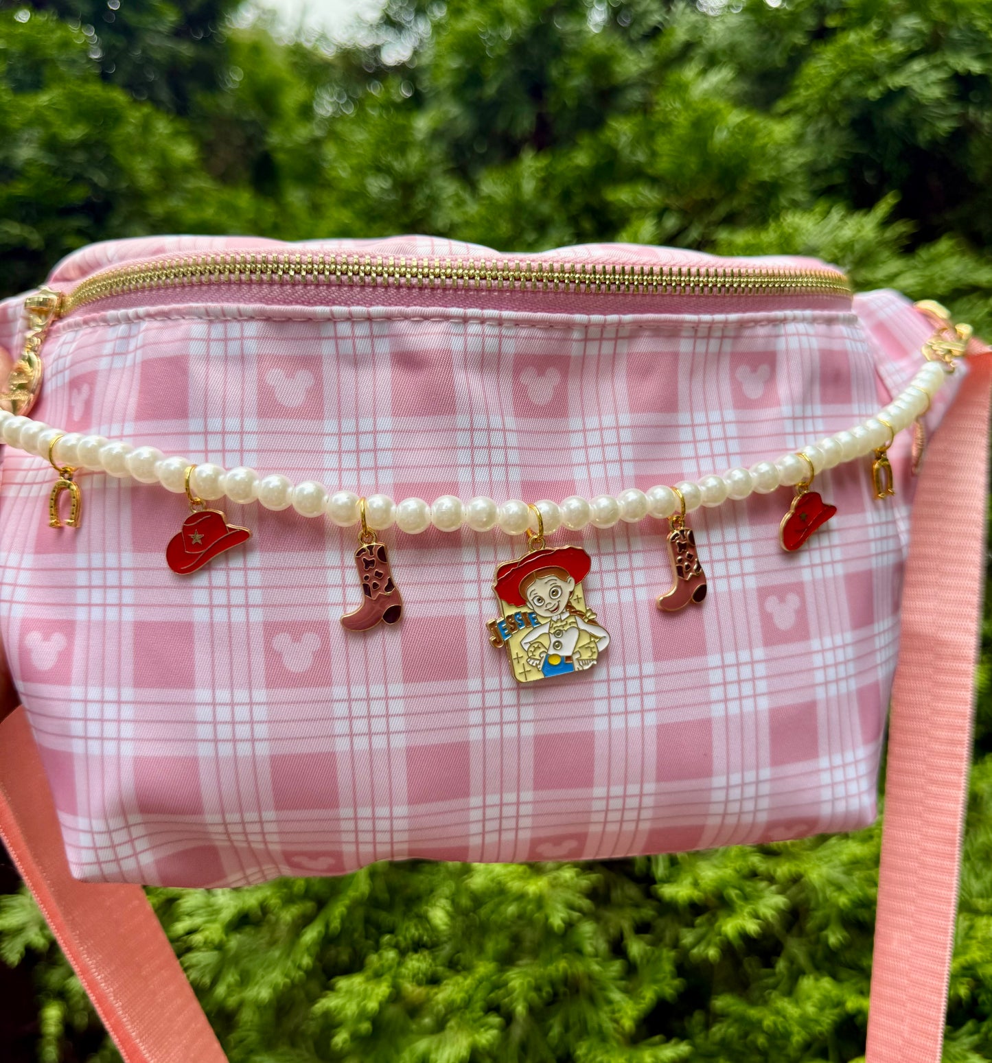 Yodeling Cowgirl Pearl Bag Chain