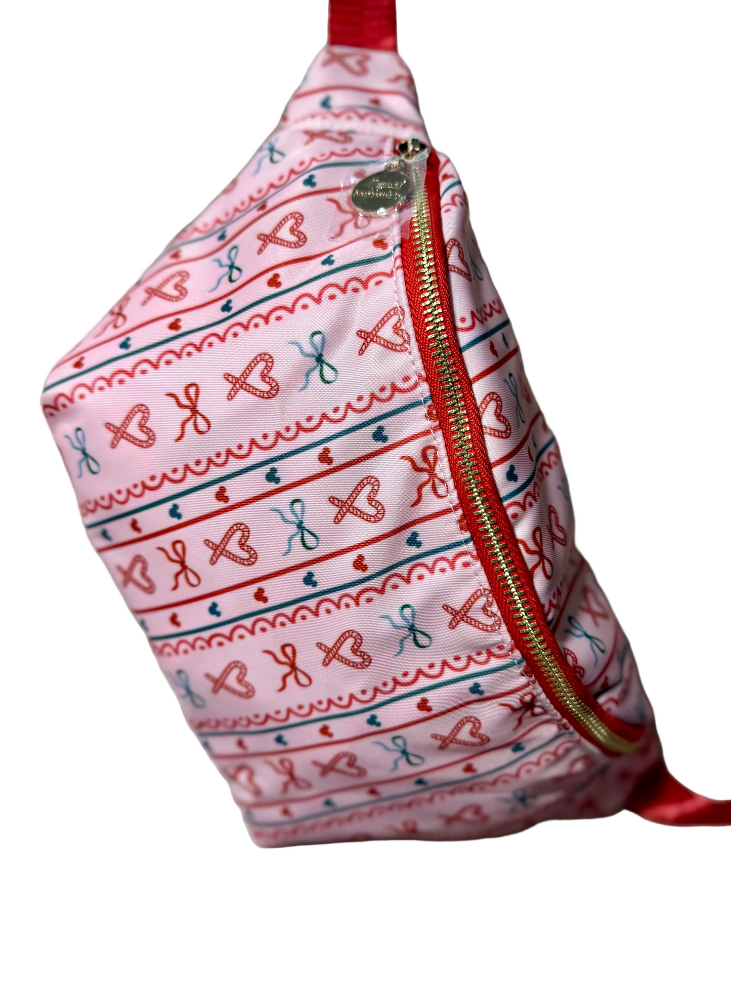 Candy Cane Coquette Fanny / Belt Bag