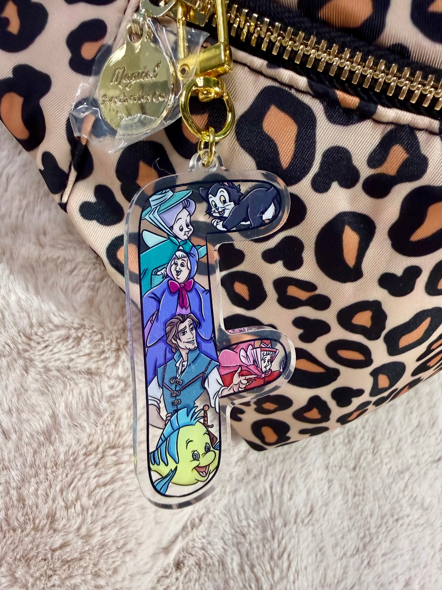 Initial Bag Charm