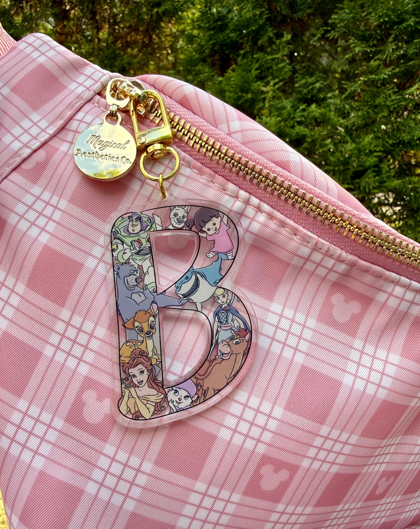Initial Bag Charm