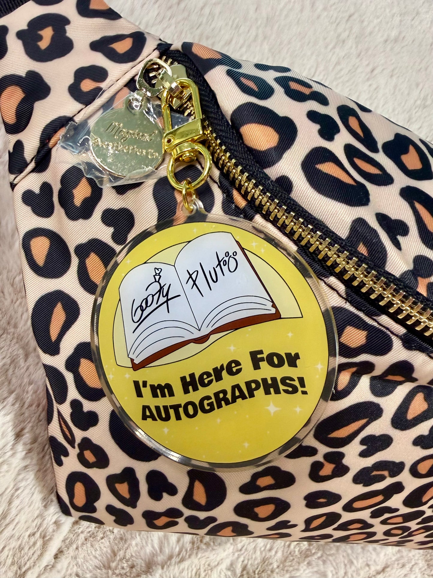 Here for the Autographs Bag Charm