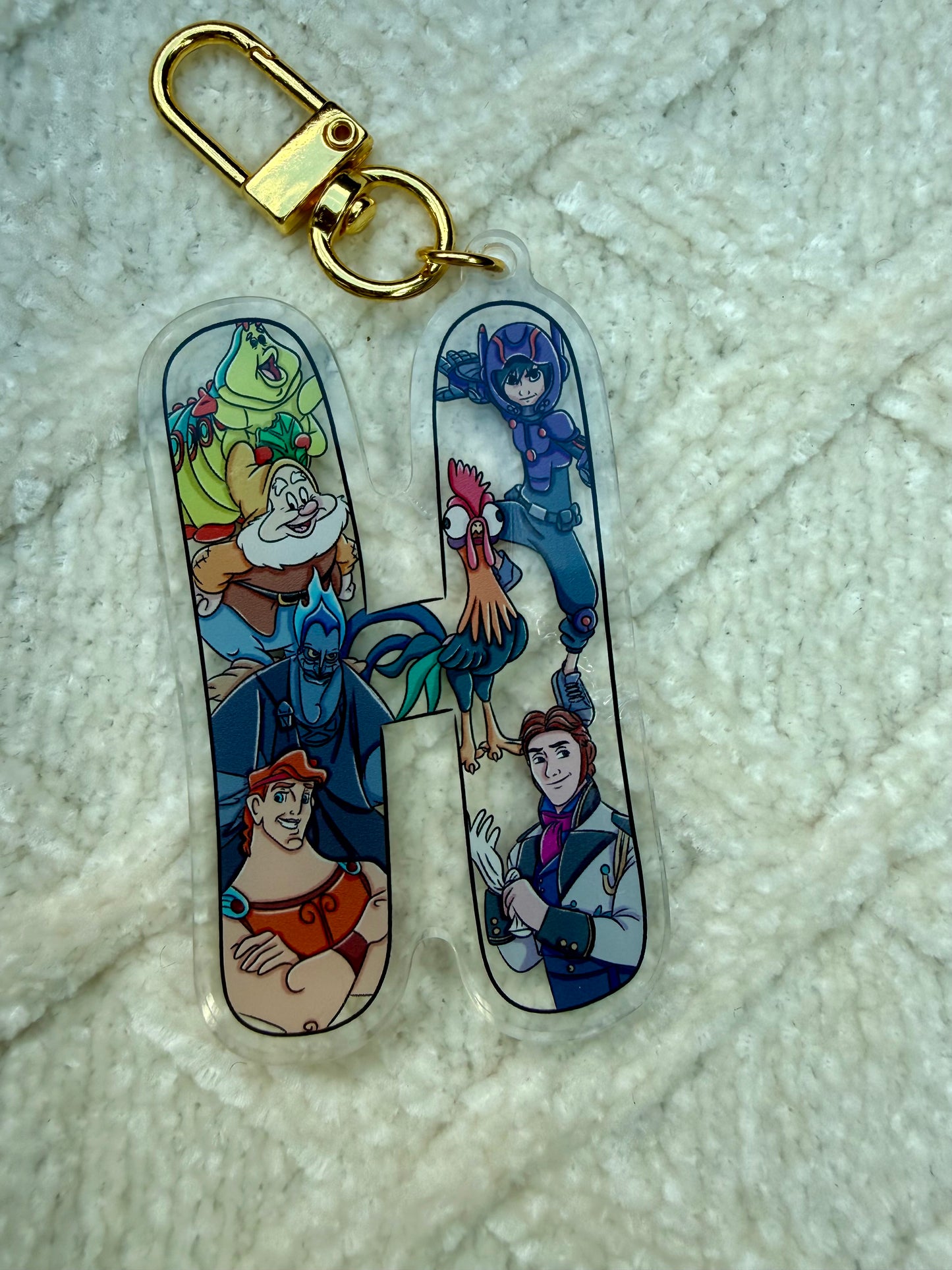 Initial Bag Charm