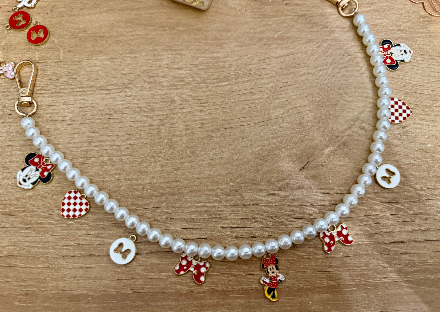 Custom Minnie bag chain