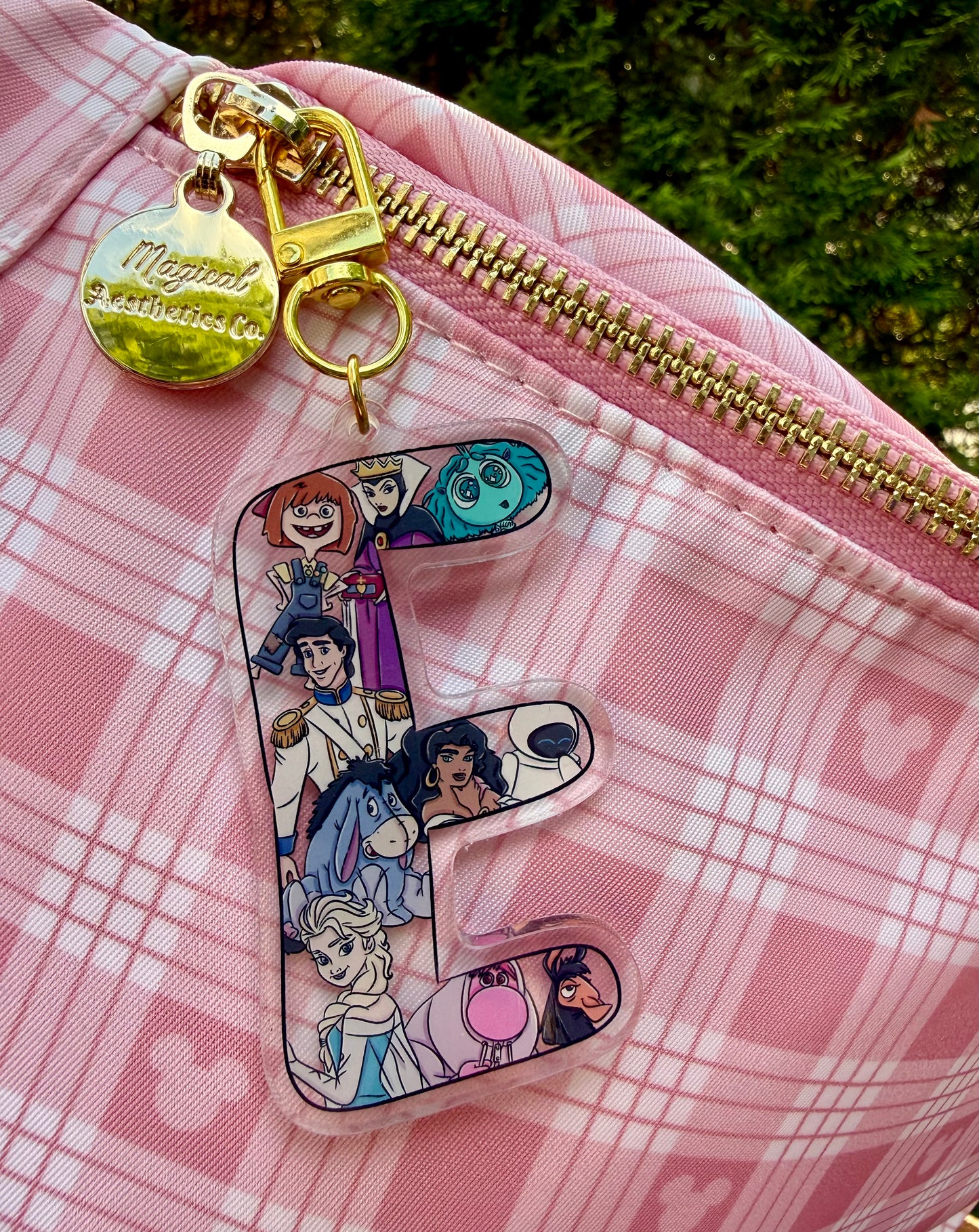 Initial Bag Charm