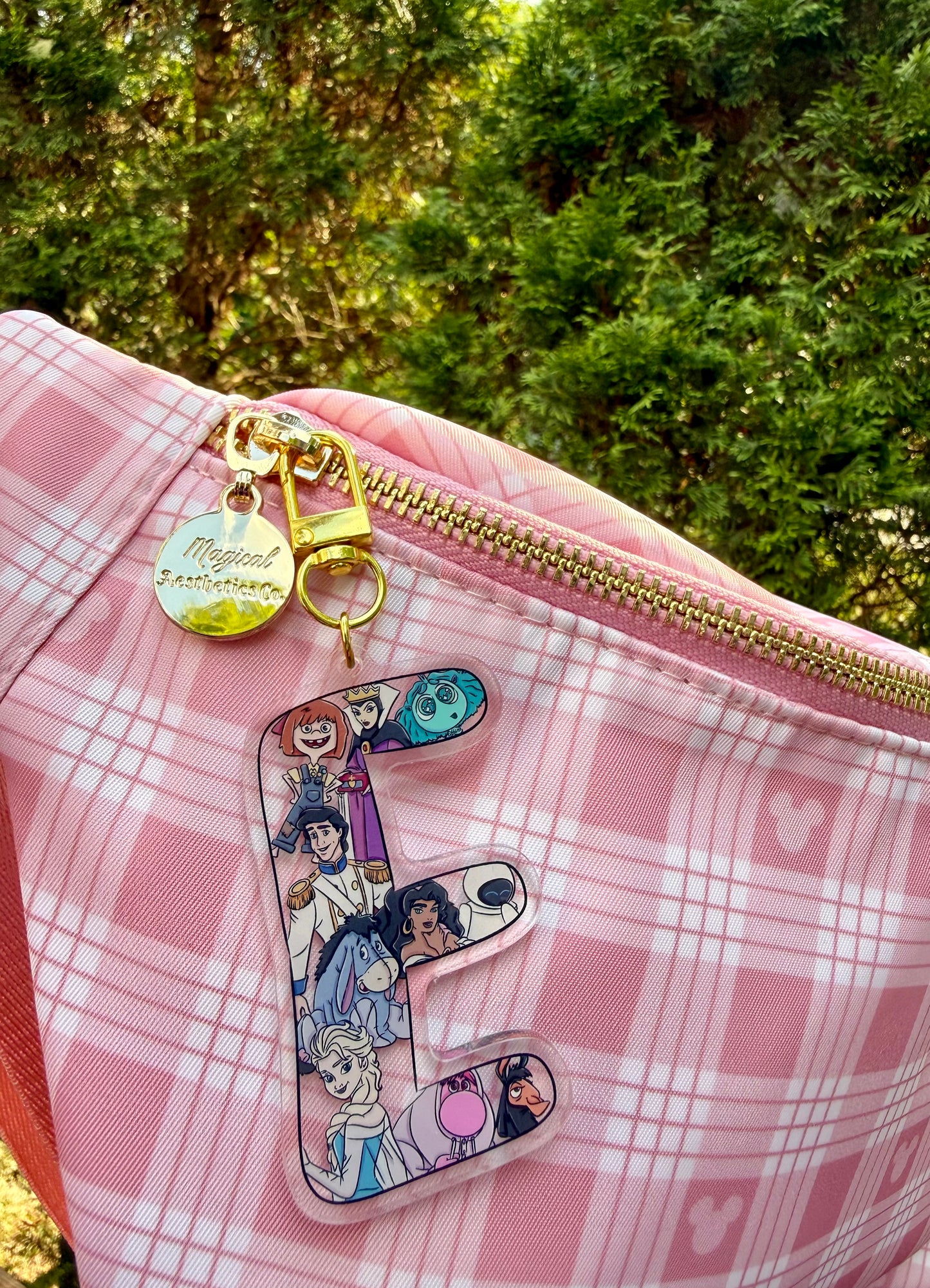 Initial Bag Charm