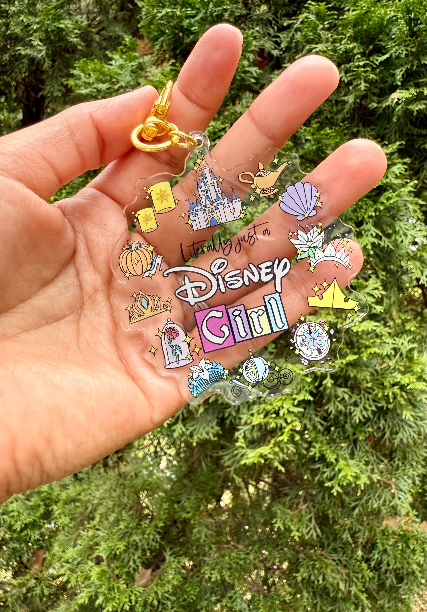 Just a Girl Bag Charm