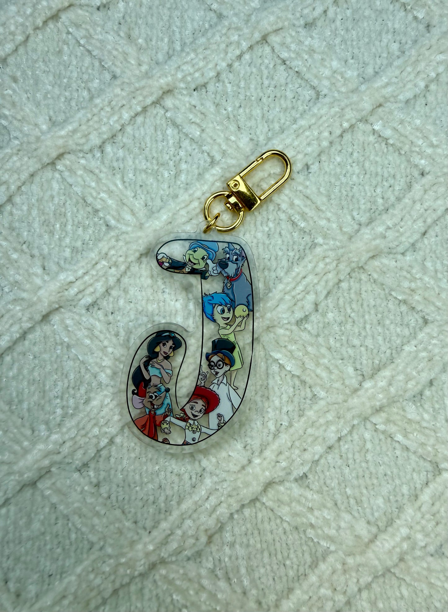 Initial Bag Charm