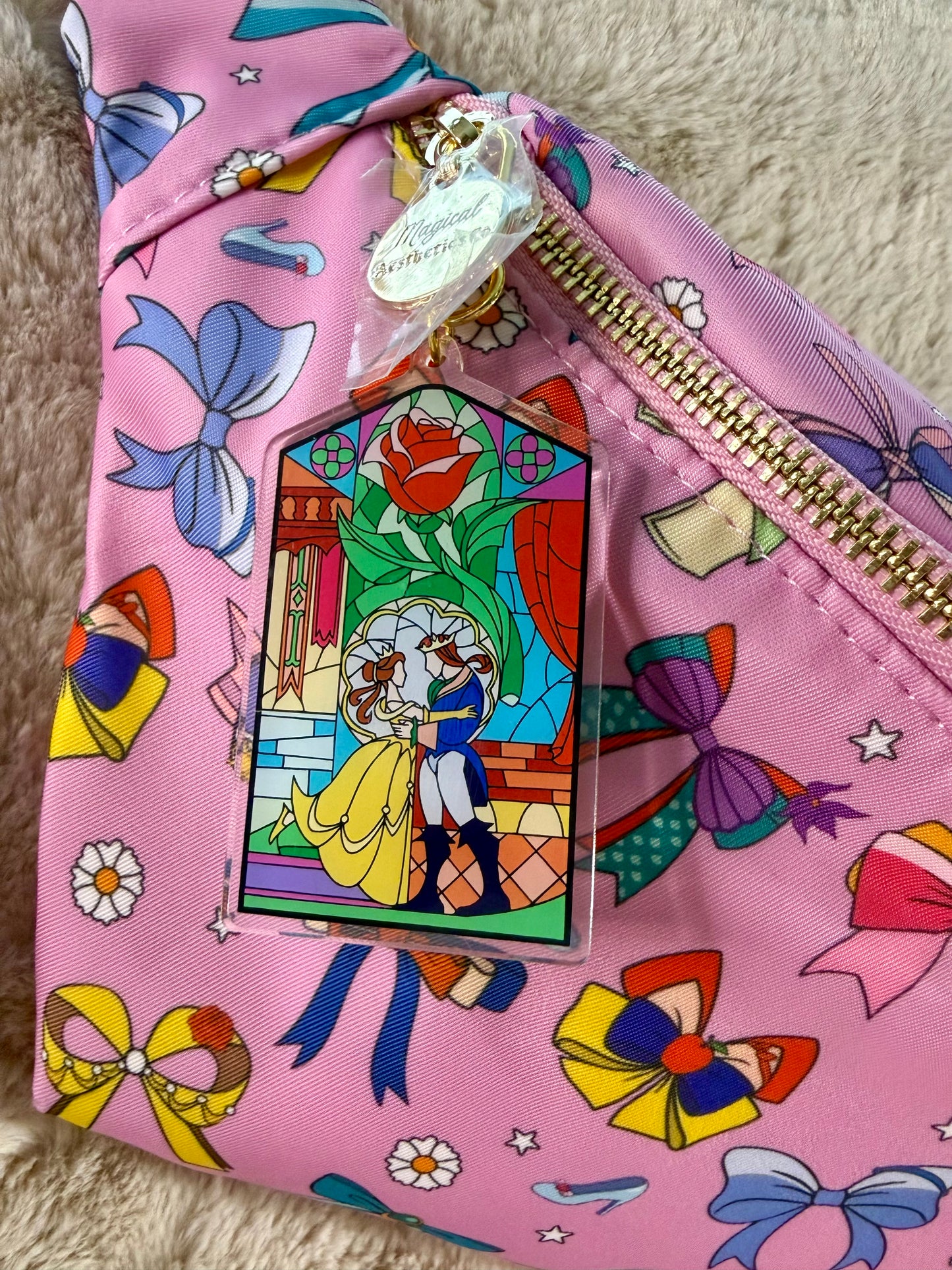 Enchanted Rose Bag Charm
