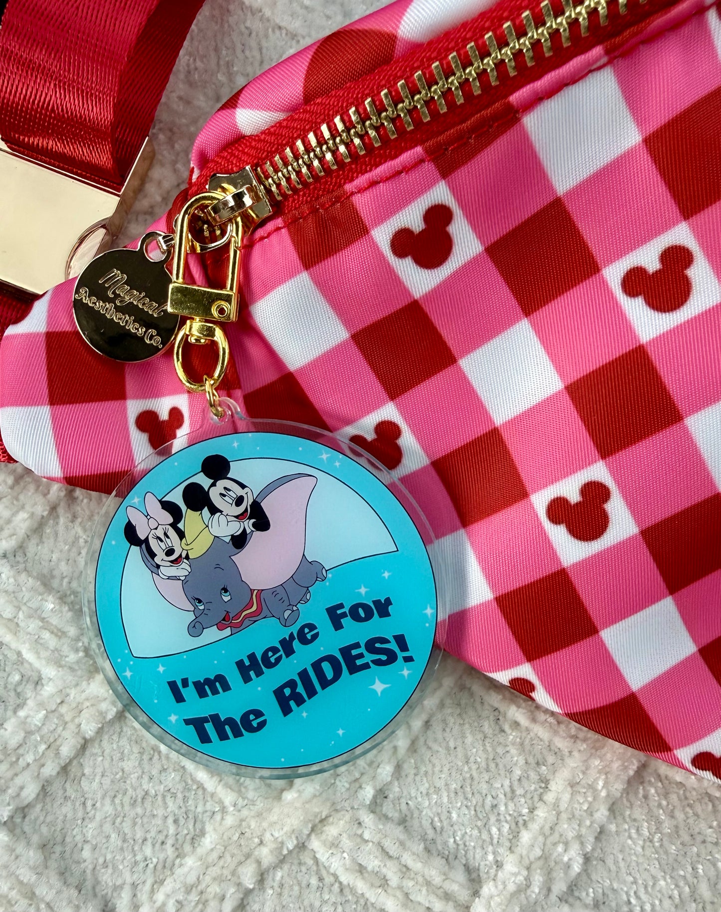 Here for the Rides Bag Charm