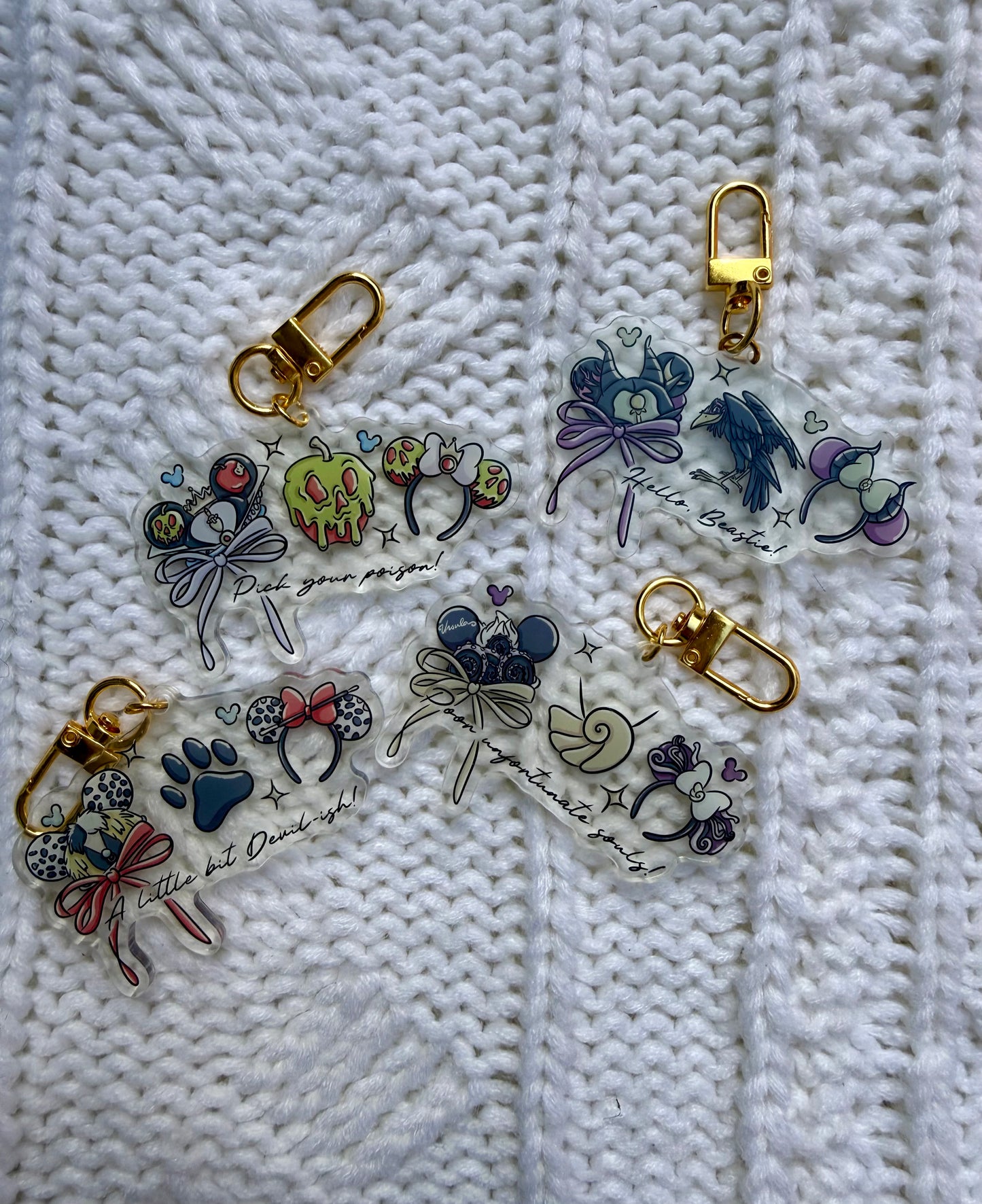 Villain Ears Bag Charms