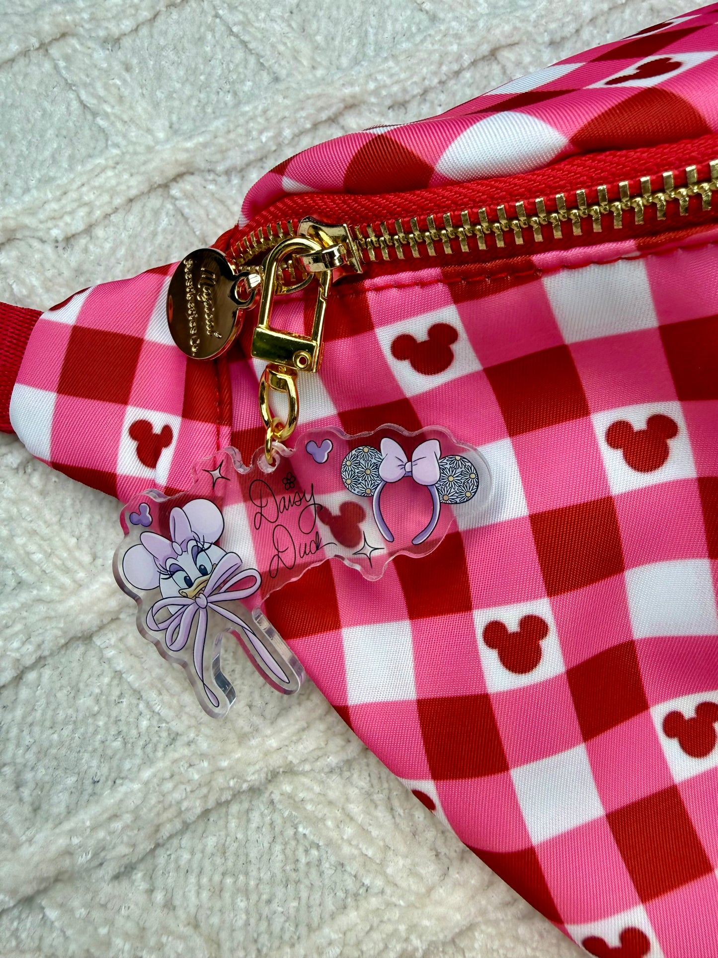Girly Duck Ears Bag Charm