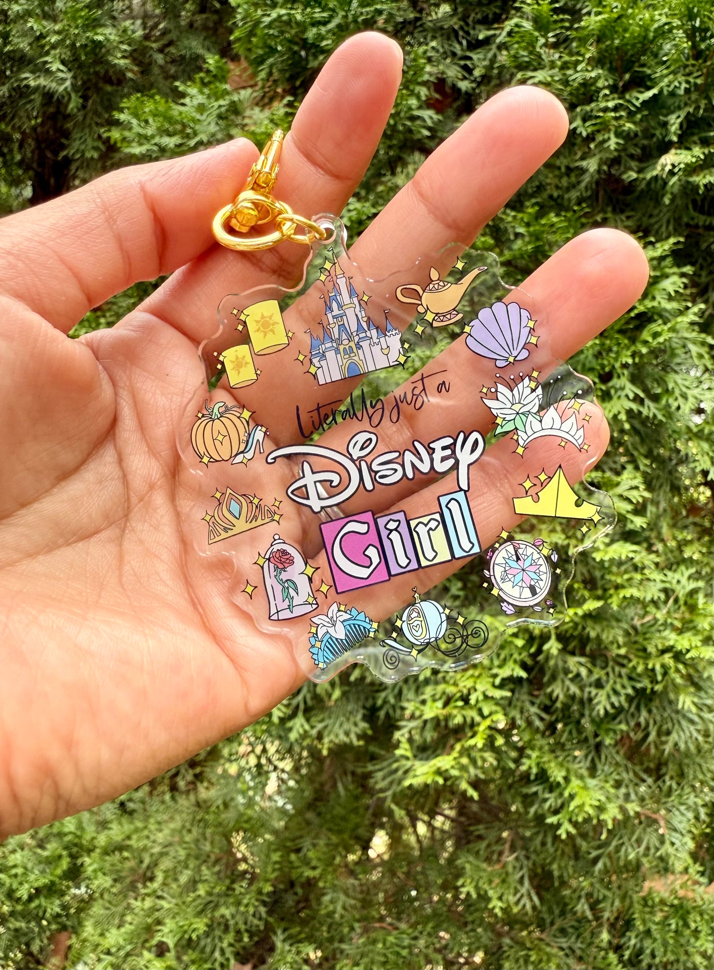Just a Girl Bag Charm